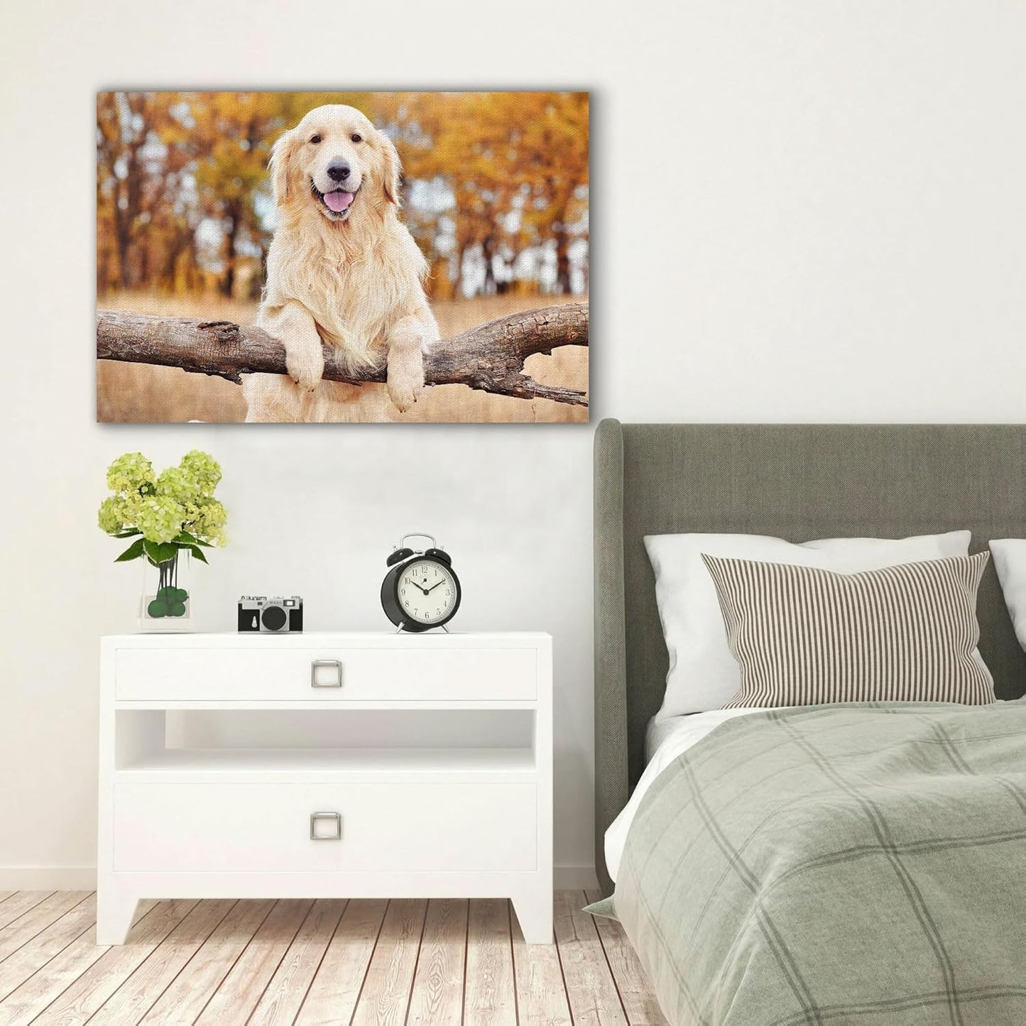 Custom Canvas Prints with Your Photos Personalized Photo Canvas Print Wall Art Customized Canvas Picture Frame Gifts for Pet Baby Family Mom Dad Men Women Couple Boyfriend Girlfriend Framed 10x8
