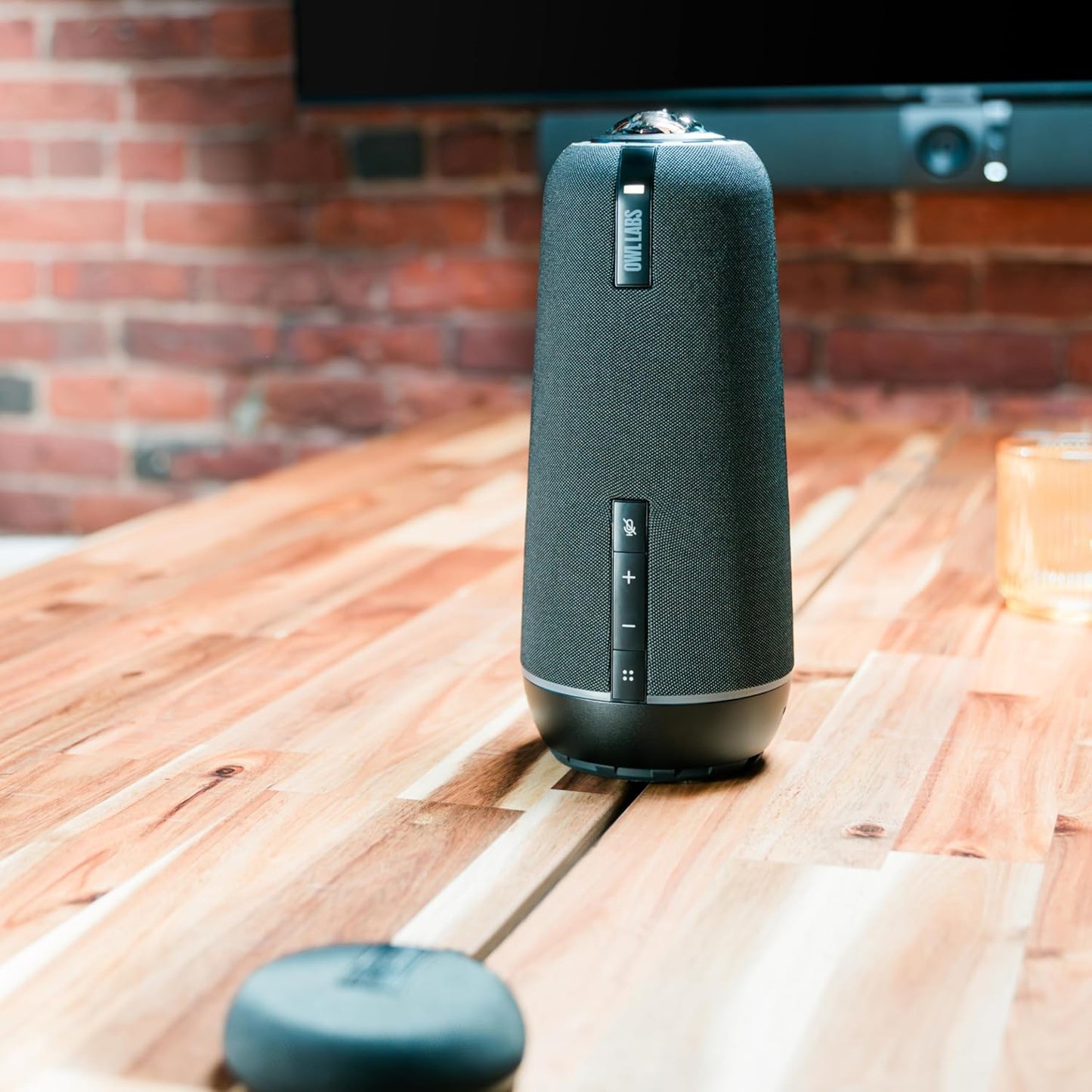 Owl Labs Expansion Mic for Meeting Owl 3 - Extend Audio Reach in Larger Spaces by 8 feet (2.5 Meters) in The Direction of The mic., Charcoal
