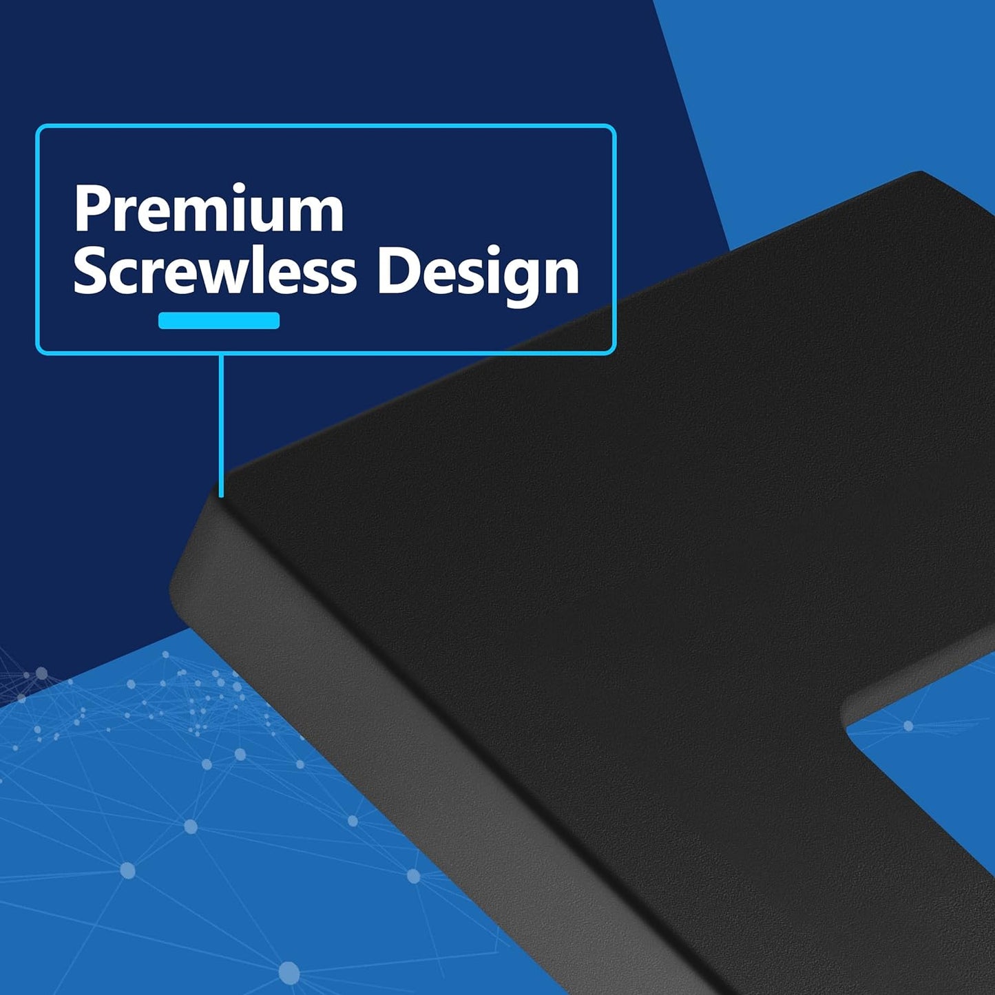 LIDER Matte Finish Decorator Switch Cover, Screwless Wall Plate, Mid-Size 1-Gang 4.88" x 3.11", Unbreakable Polycarbonate Thermoplastic, UL Listed, LSWP-31M-BK10P, Black, 10 pack