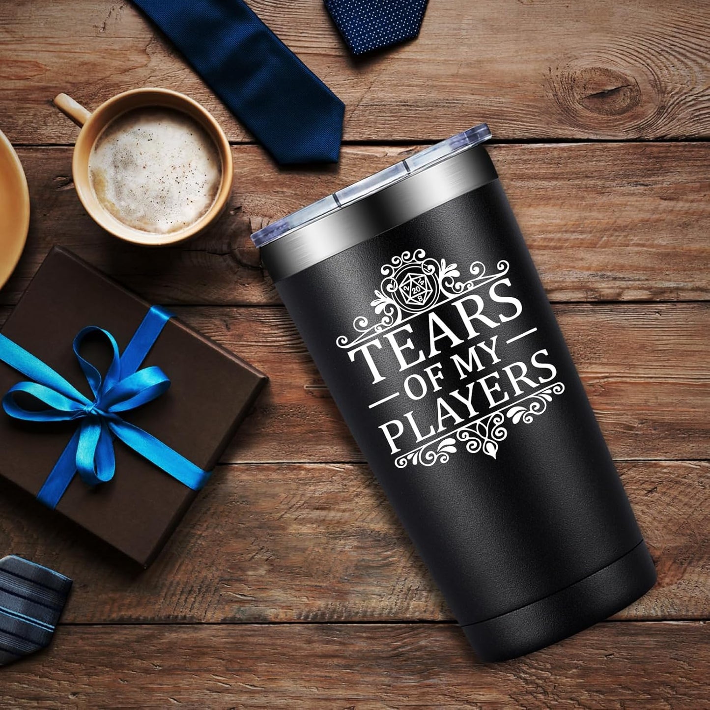 Dungeons and Dragons Gifts - Tears of My Players - Dungeon Master Christmas Birthday Gifts for Him Dnd Lovers - 20oz Dnd Tumbler