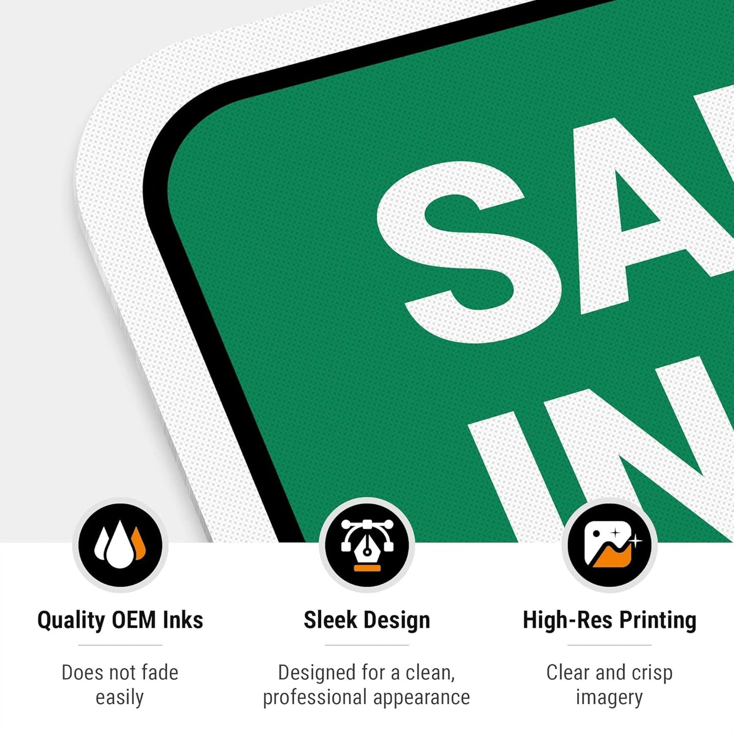 Safety Instructions Body Harness Required for Entry Sign, 24x30 Inches, 3M EGP Reflective .080 Aluminum, Fade Resistant, Made in USA by Sigo Signs