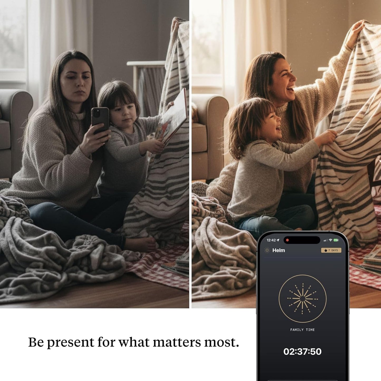 BestSelf Helm Focus Device – Premium NFC-Powered Phone Distraction Blocker Physical App Blocker Tool for Deep Work, ADHD Focus, and Screen-Free Productivity