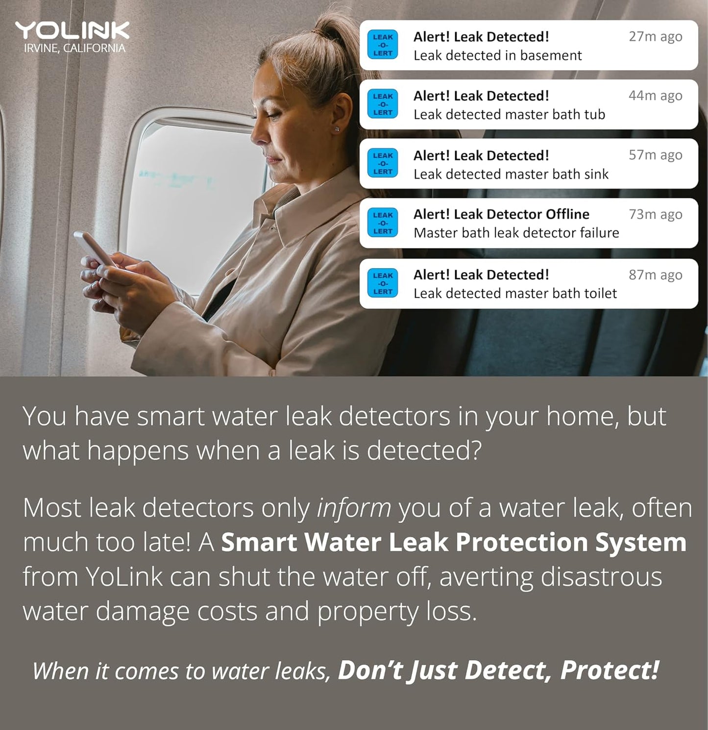 Wireless Valve Controller & Bulldog Valve Robot Automatic Water Leak Detection & Shut-Off Kit, Battery Powered with 10+ Years Battery Life HUB Required