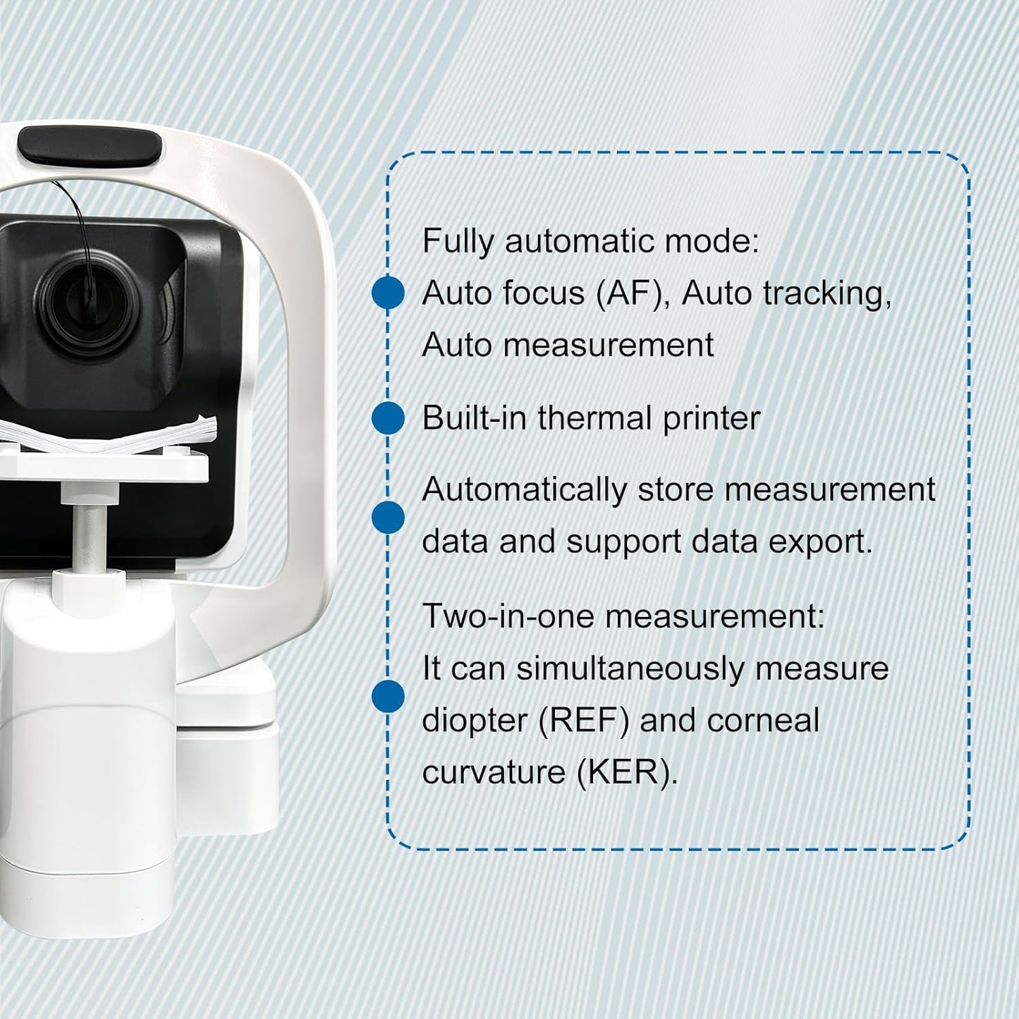 Autorefractor Refractometer Auto Refractor Optometry Ophthalmic Instrument ARK-8500 Autorefractor Keratometer