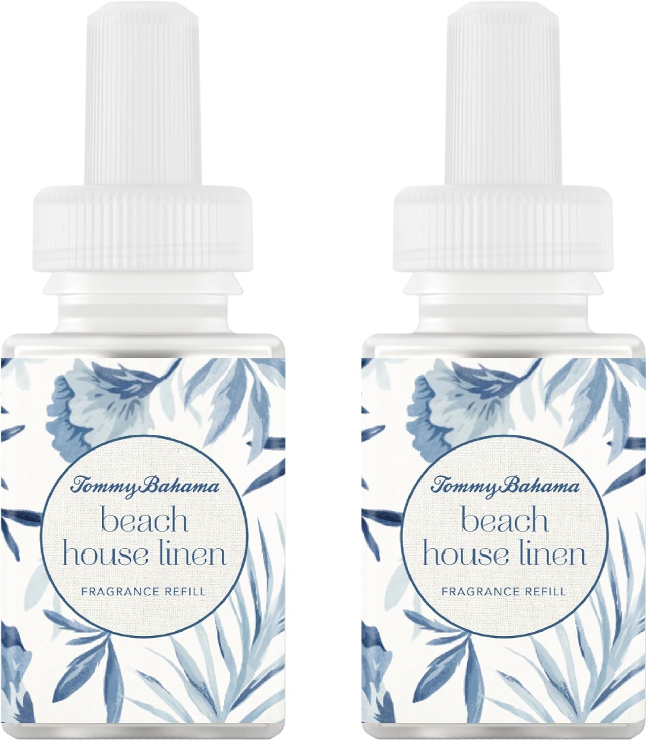 Pura & Tommy Bahama Home Scent Refill - Smart Home Air Diffuser - Up to 120-Hours of Luxury Fragrance per Refill - Spring & Summer Fragrance - 2 Pack, Beach House Linen