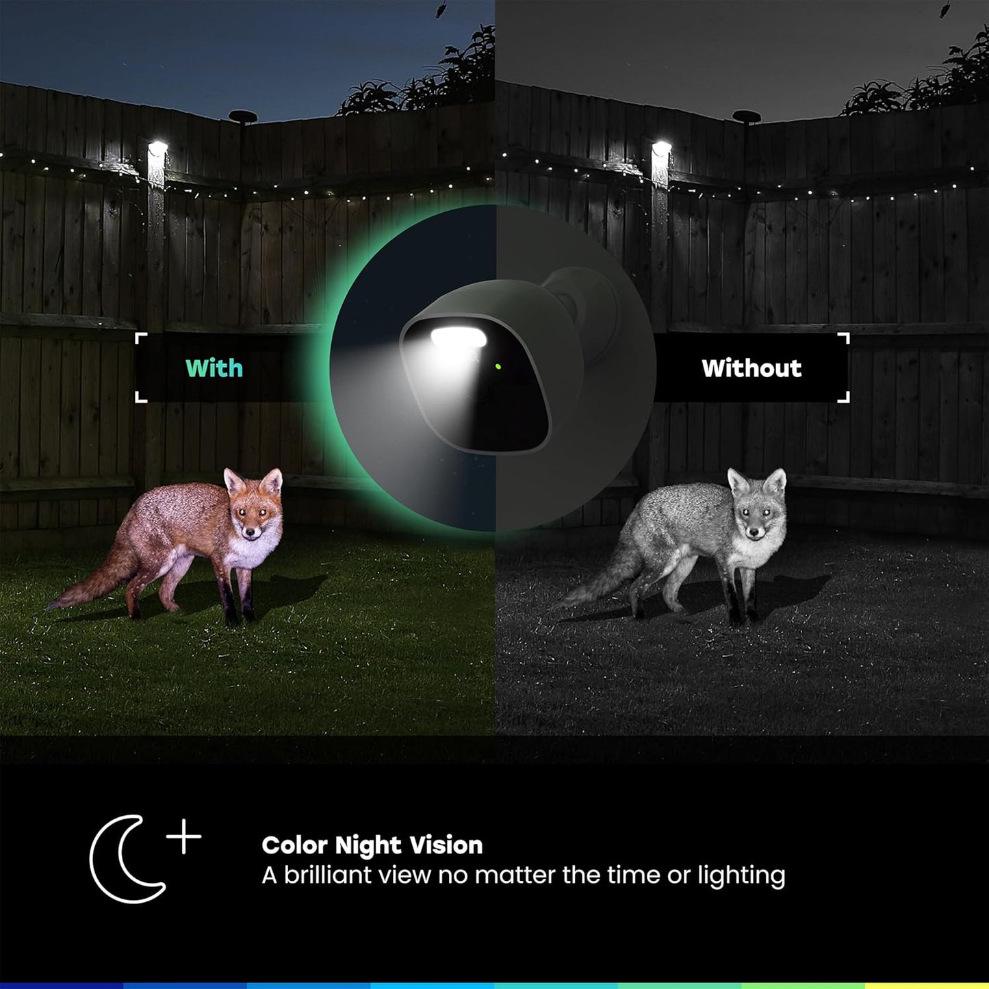 myQ Outdoor Battery Camera | 2K Camera, Color Night Vision, Spotlight, Motion Alerts, Live View with Two-Way Talk, Wireless, Weather-Resistant, Outdoor, White, 4 Pack