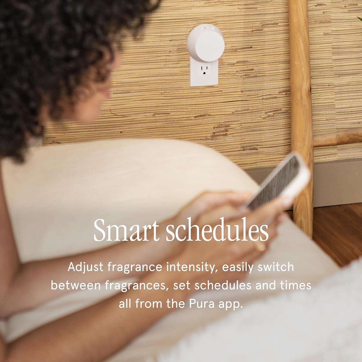 Pura Smart Home Air Diffuser Fragrance - Smart Scent Refill - Up to 120-Hours of Premium Fragrance per Refill for Home, Office & Apartment - 4 Pack, White Tea No. 1