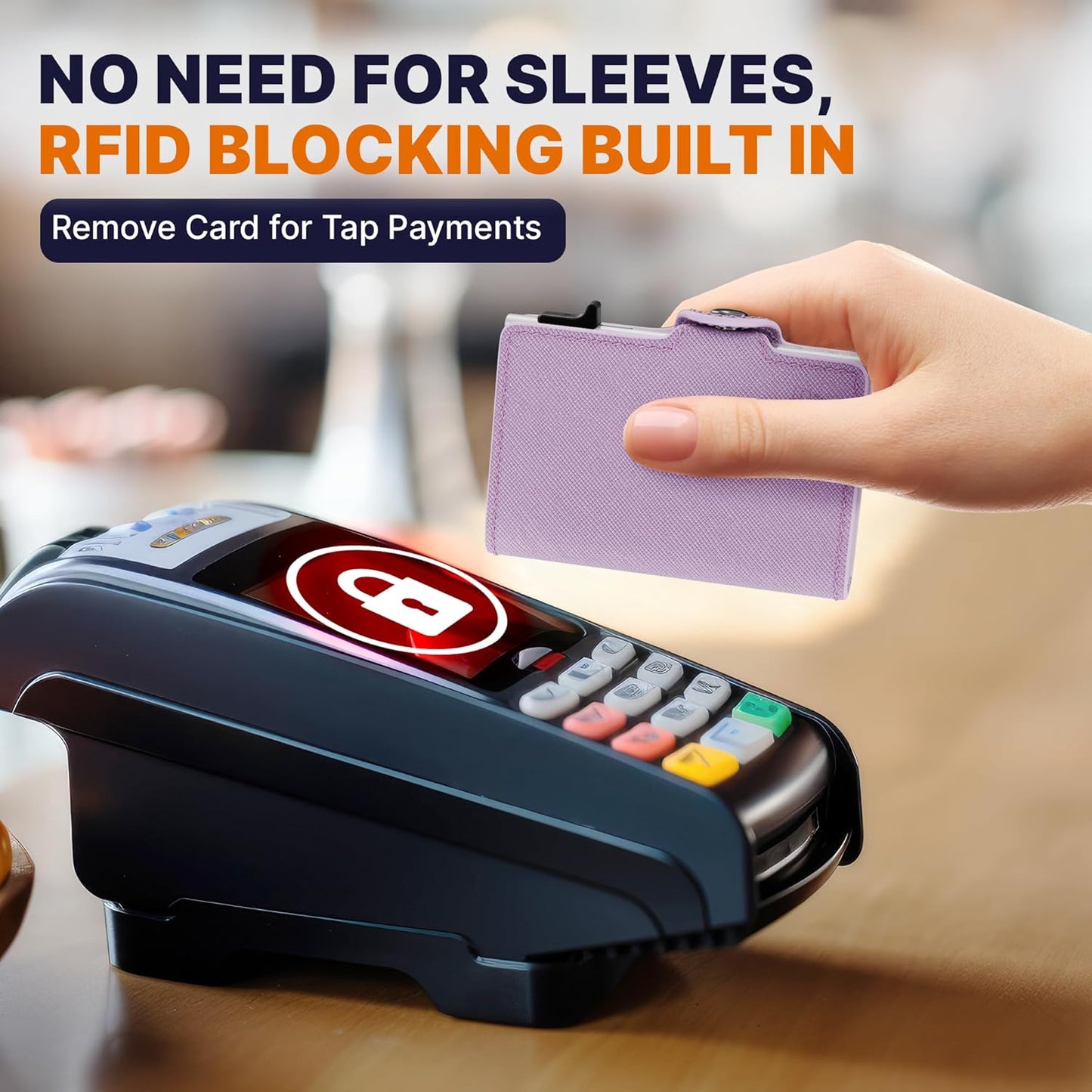 Conceal Plus Small RFID Wallet for Women, Slim RFID Blocking Credit Card Holder Womens Wallet, Smart Pop Up Minimalist Card Case, Holds 4-6 Cards Plus Cash & ID, Compact Travel Wallet 3.25"x2.5"x.5