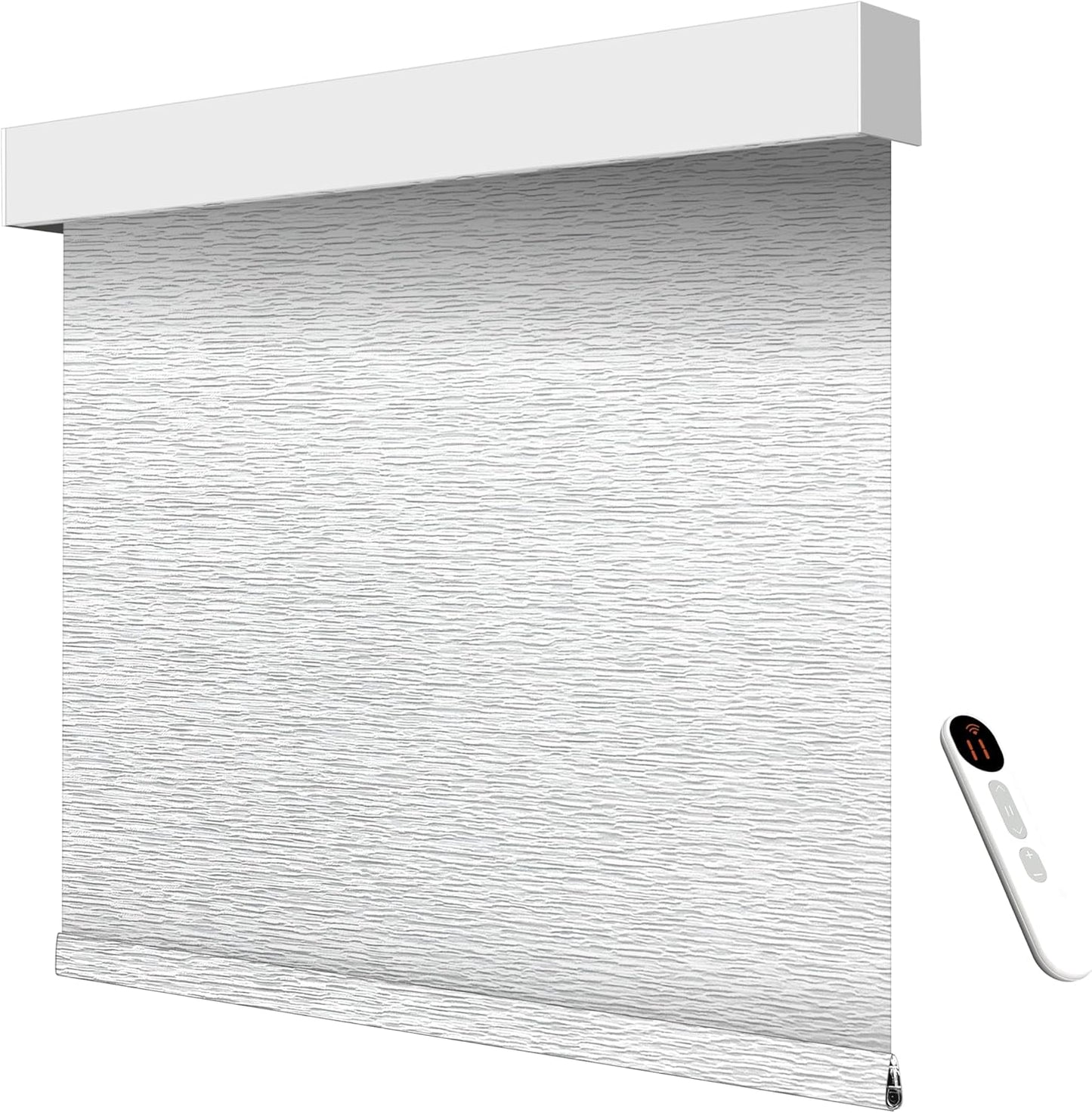 Smart Motorized Blinds – 100% Blackout Roller Shades with Remote, Alexa/Google Home/Siri Control, Matter Compatible, Wireless Rechargeable Battery, Custom Sizes for Windows & Sliding Doors