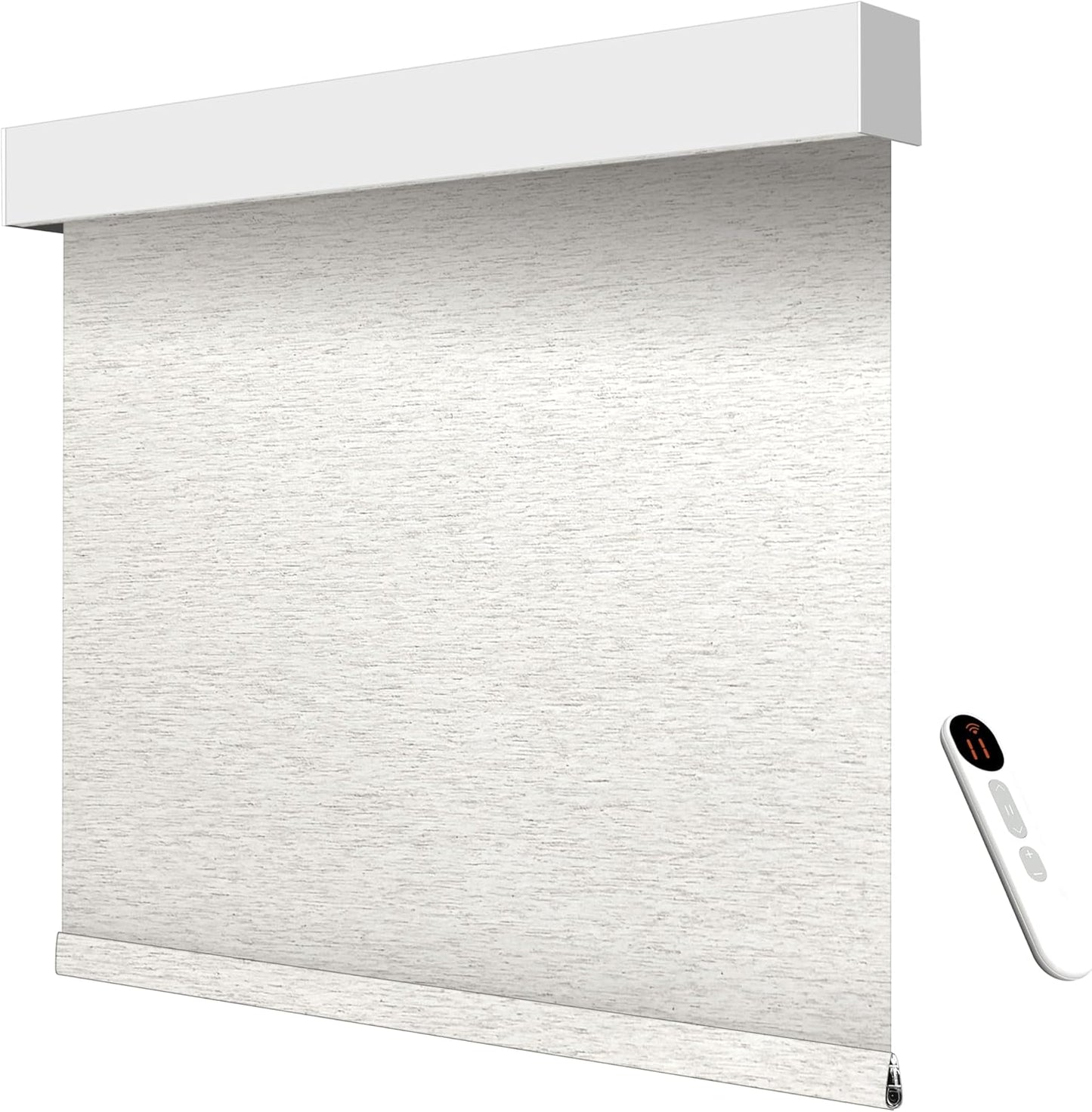 Smart Motorized Blinds – 100% Blackout Roller Shades with Remote, Alexa/Google Home/Siri Control, Matter Compatible, Wireless Rechargeable Battery, Custom Sizes for Windows & Sliding Doors