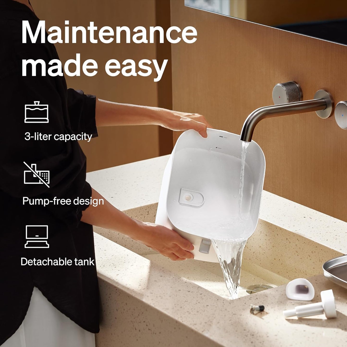 PETLIBRO Upgrade Cat Water Fountain Stainless Steel Tray, Dockstream 2 Cat Fountain Indoor, 3L/101oz Auto Cat Fountains for Drinking, App Monitoring Pet Water Fountain Dog, 5G WiFi Cat Water Dispenser