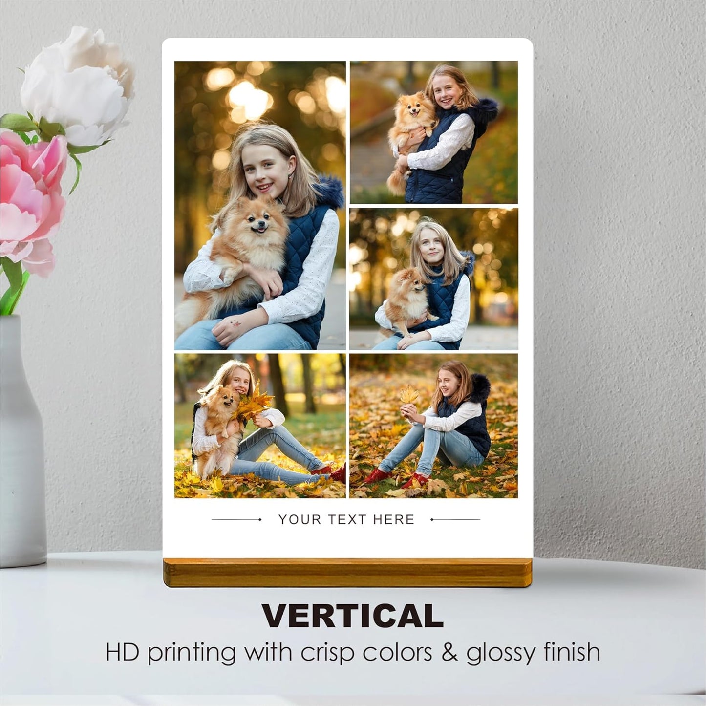 Custom Style Custom Metal Photo Prints,Customize Your own Picture Frame,Personalized Metal Picture Gift for Family and Lovers