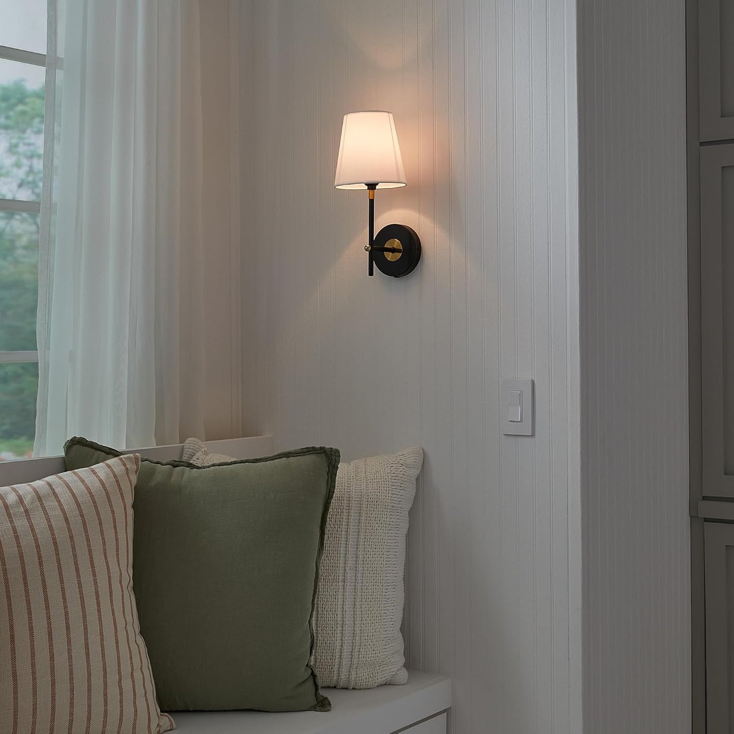 Lutron Sunnata Touch Dimmer Light Switch, LED+ Advanced Technology for LED and Incandescent, 3 Way/Multi Location, STCL-153MS-WH-9, White (9-Pack)