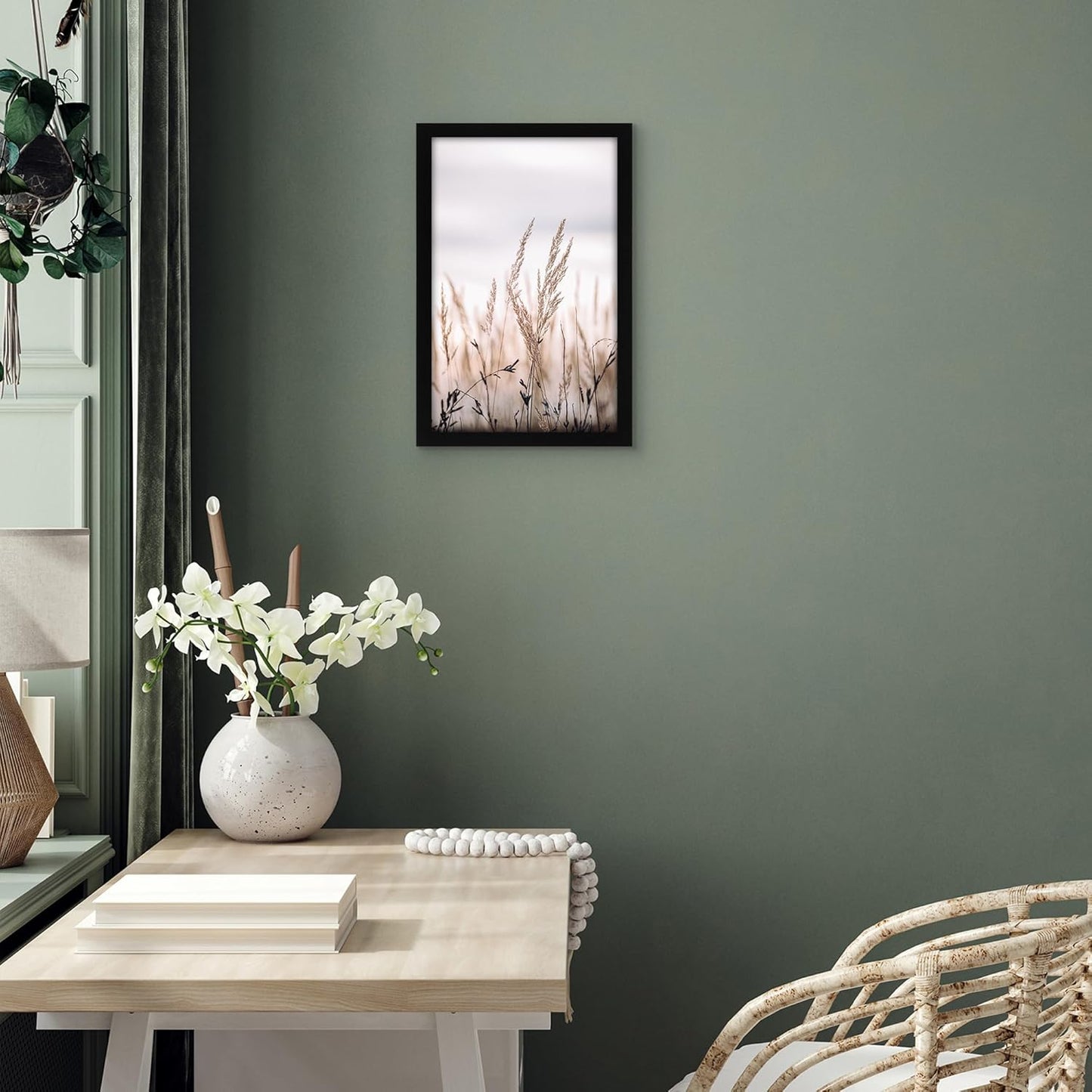 Americanflat 11x17.5 Picture Frame with Shatter-Resistant Glass - Signature Collection - Gallery-Style Frames Made of Engineered Wood - Photo Frame for Wall Display - Black