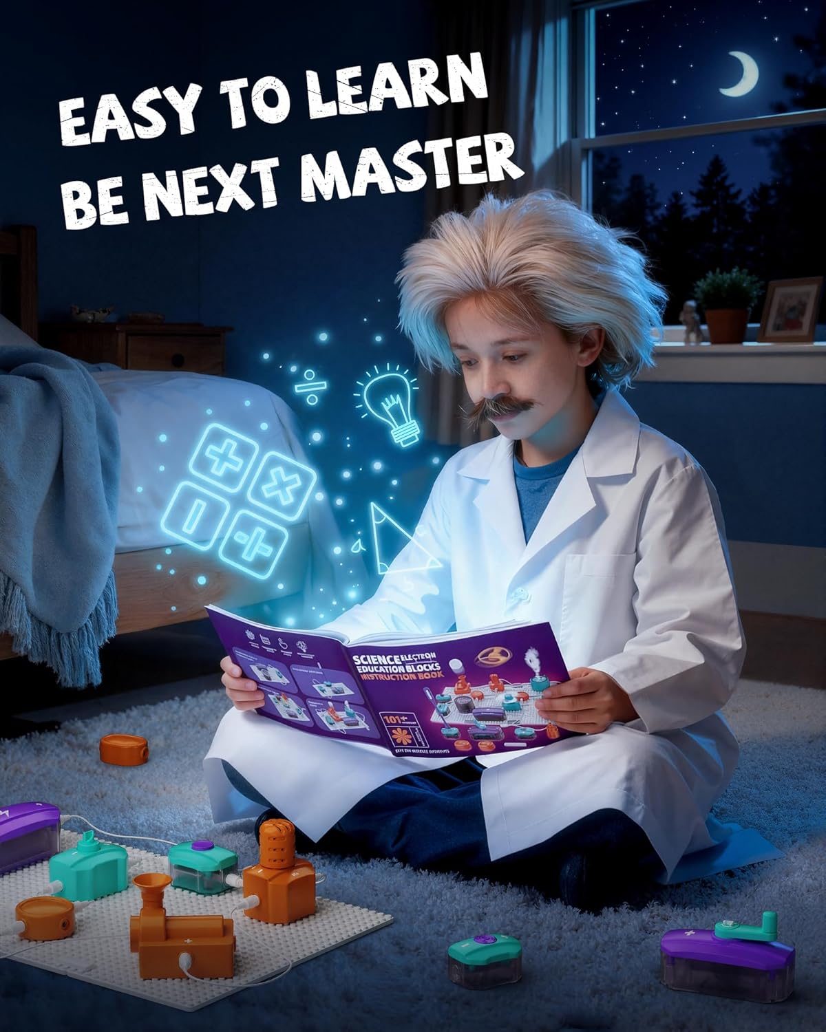 Science Kits for Kids Age 5-7 8-12, STEM Science Circuits Experiments for Kid, Over 450 Projects, 45 Circuit Parts, STEM Toys for 5+ Year Old, Ideas Gifts for Smart Kids, Educational Toy Gifts