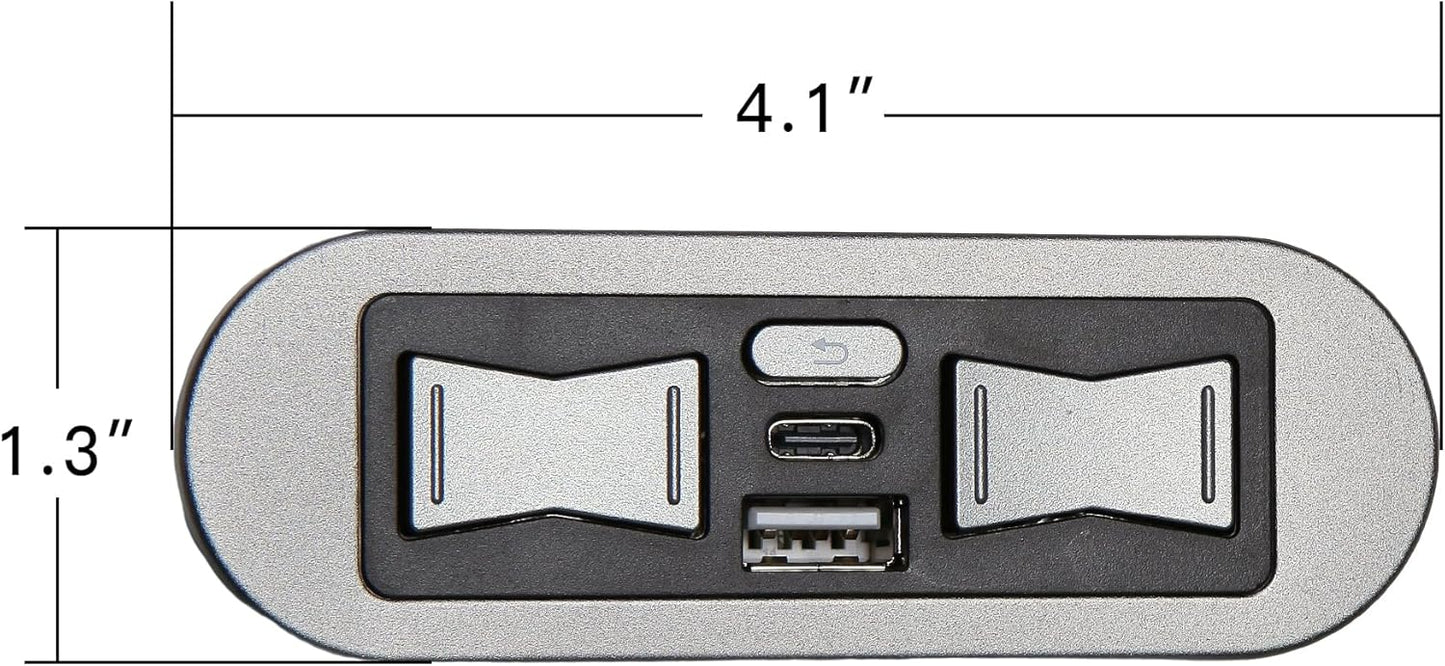 Uetmulik Recliner Emomo USB Type A and C Port 5 Button 5 Pin Hand Control Model HX90HU2 for Lift Chair