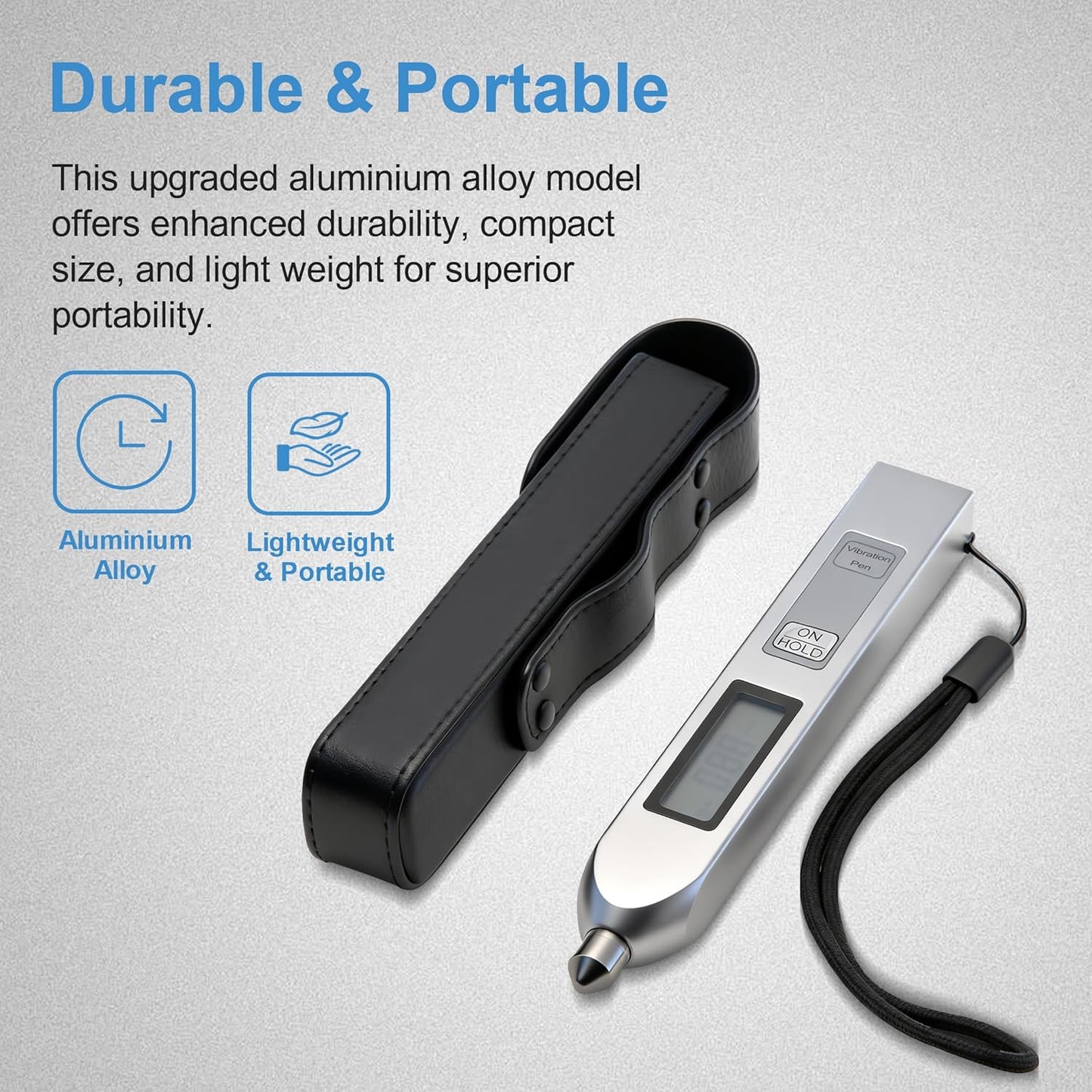 Pen Type Vibration Tester Meter Digital Vibration Testing Equipment Vibrometer TV2000 (Aluminum Alloy)