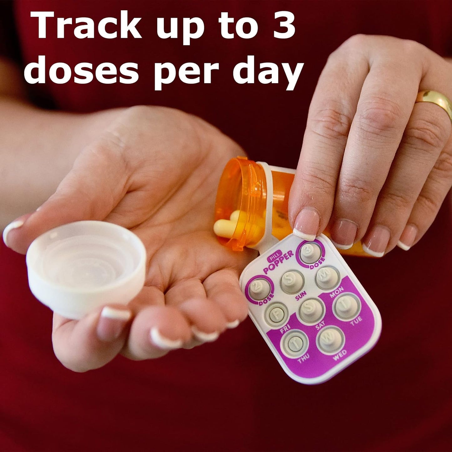 Pill Popper - Memory Aid Medication Dose Tracker (6 Pack)