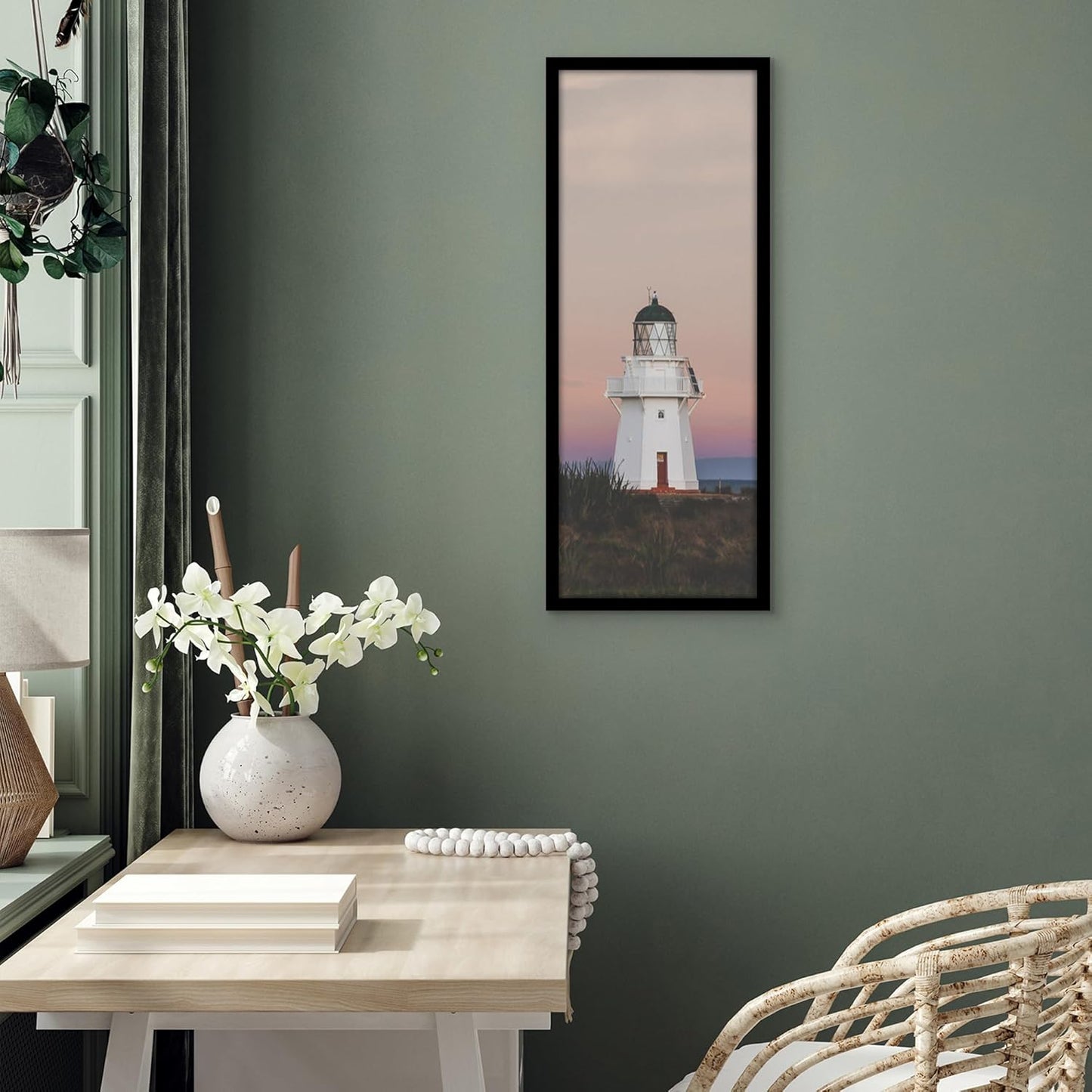 Americanflat 12x32 Picture Frame with Polished Plexiglass - Signature Collection - Gallery-Style Frames Made of Engineered Wood - Photo Frame for Wall Display - Black