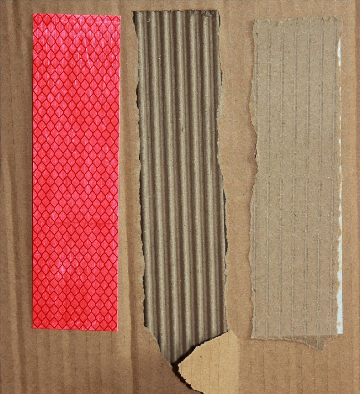 Non Fading Red Reflective Stickers 1 inch X 6 inch, Outdoor Waterproof High Visibility Warning Safety Adhesive Reflector Tape (100 Pcs)