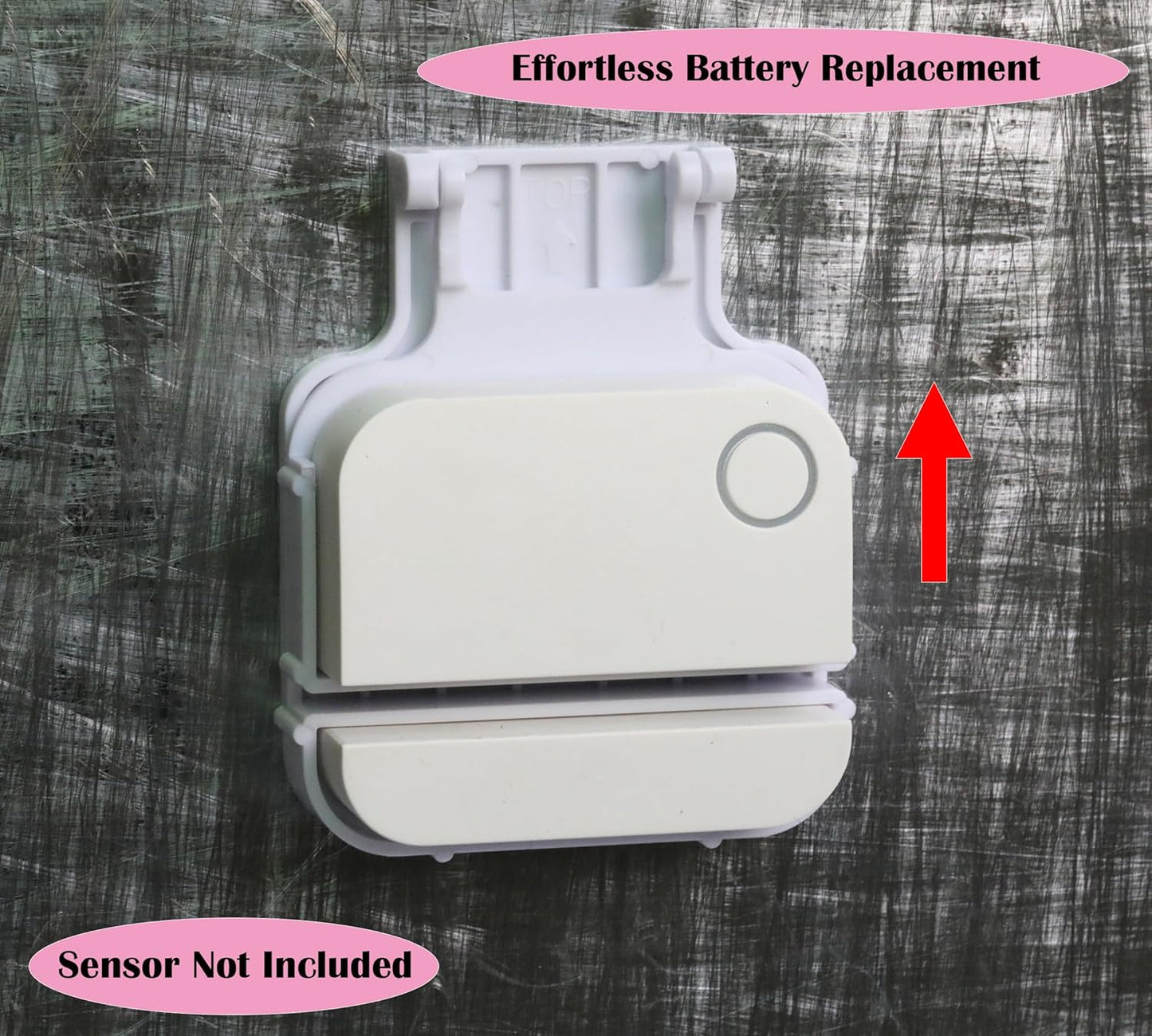 Garage Door Bracket Compatible with R-ing Alarm Contact Sensors (2nd Gen) – Perfect Fit, Reliable Hold, Quick Setup (2 Pack)