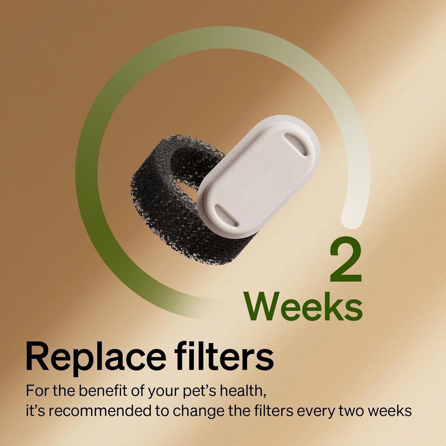 PETLIBRO 8 Packs Replacement Filters for Stainless Steel Cat Water Fountain PLWF003 & PLWF006, 4 Months Set of Replacement Filters fot Pet Water Fountain Stainless Steel
