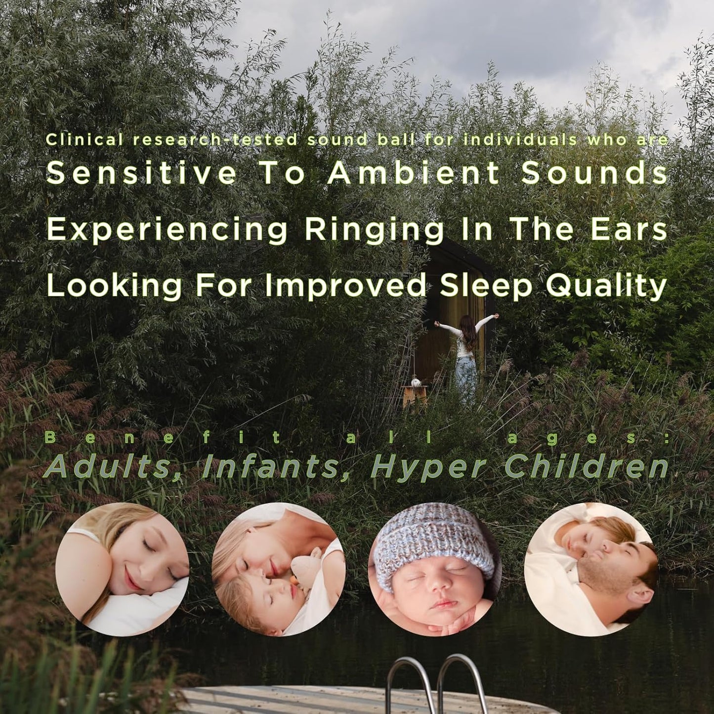 WELLCARE-Naturcare Sound Relaxation, White Noise, 7 Nature Sounds, Sleep Sound Machine, Calm Infants, for Baby, Kids, Adult. Stepless Volume, Timer, Powered by Adapter(Incl.) or Batteries(Not Incl.)