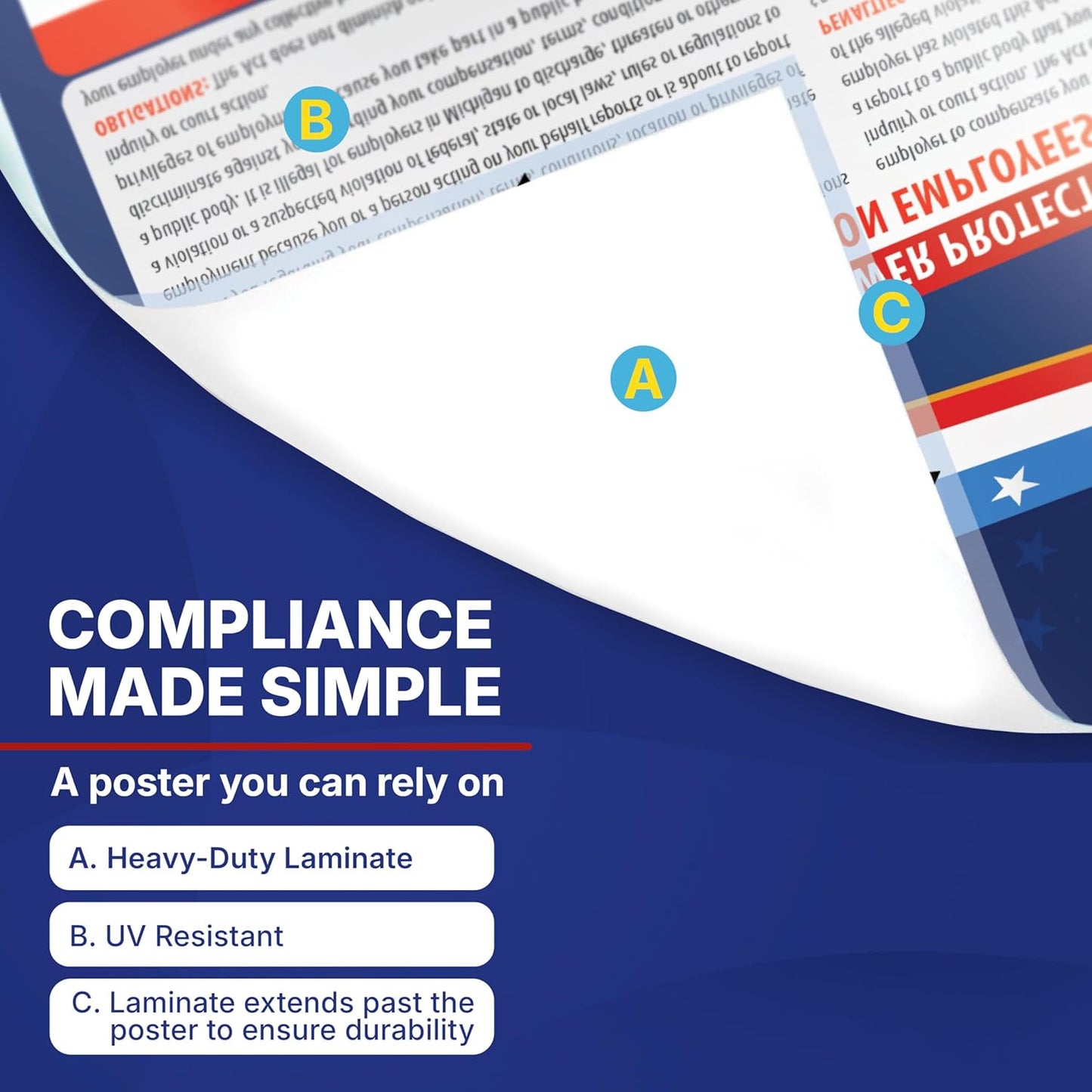 2026 Tennessee State and Federal Labor Law Poster - OSHA Workplace Compliant - Mandatory Regulations Posting for Employees - All in One Required Compliance Posting 17" x 40" - Laminated