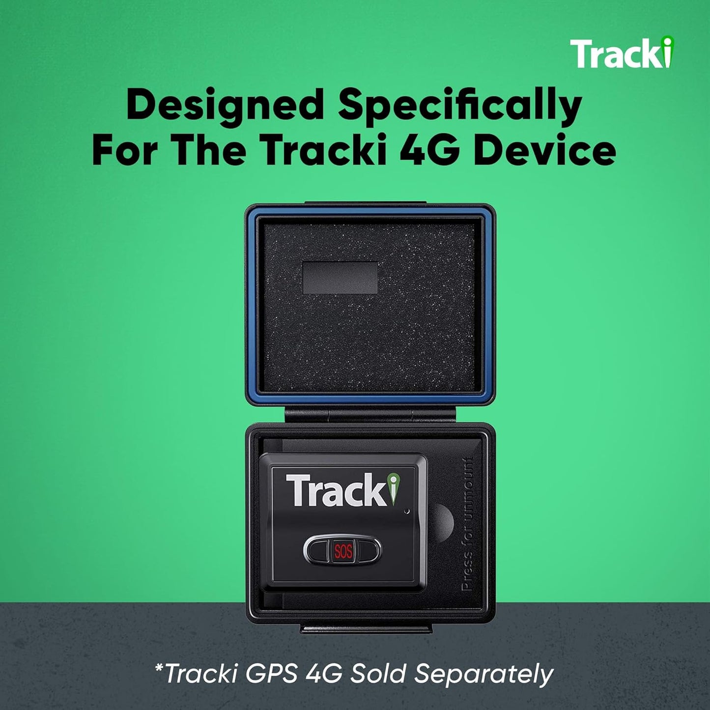 Tracki GPS Tracker for Vehicles, Car, Kids. Subscription Needed. US-Made Tech. 4G LTE GPS Tracking Device. Unlimited Distance, US & Worldwide. Small (Tracker) (Box +Battery Extender (Waterproof))