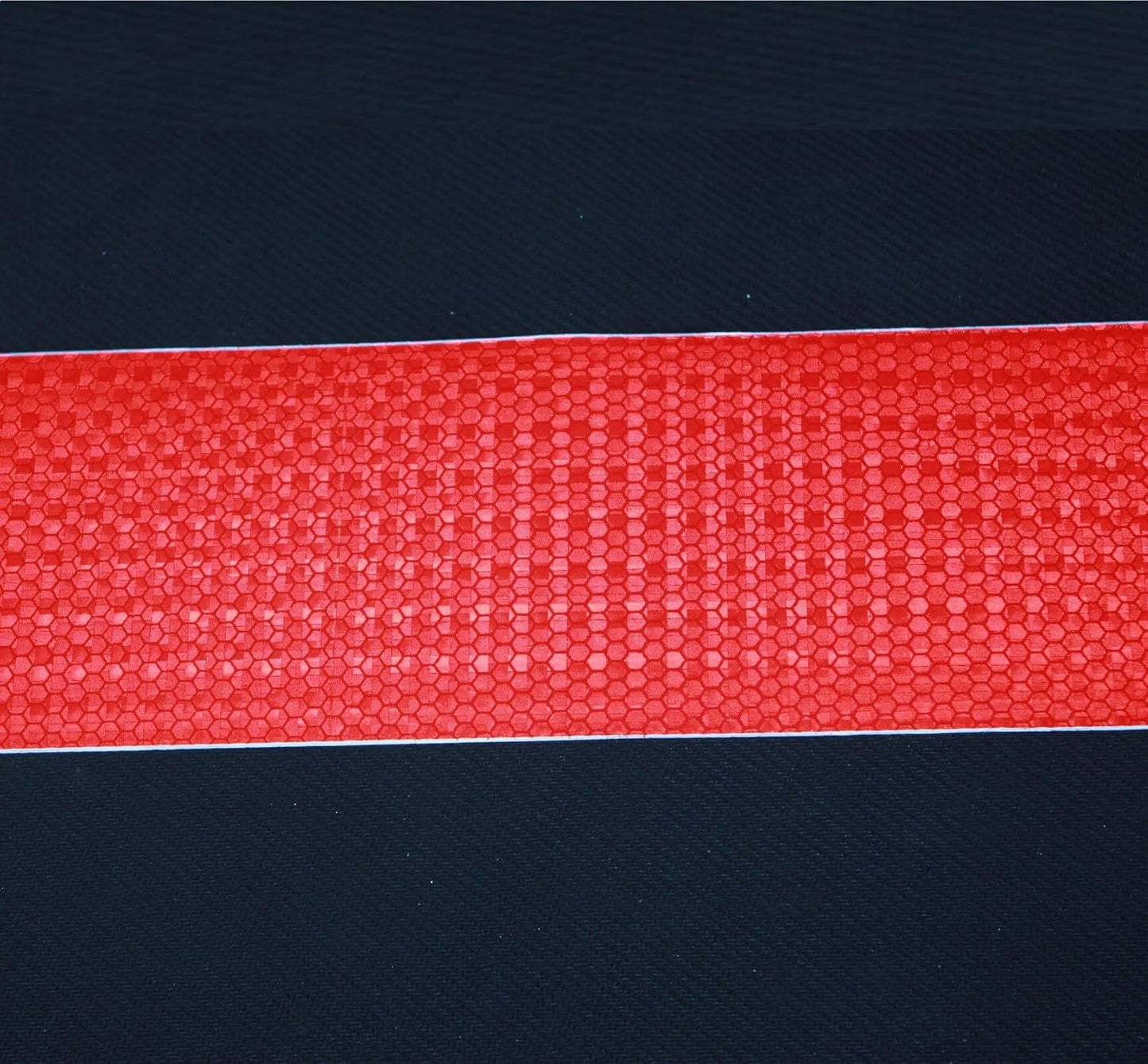 Red Reflective Tape Outdoor Waterproof 3 inch Wide, High Visibility Warning Industrial Marking Tape, Safety Stickers (68 feet,3 Rolls)