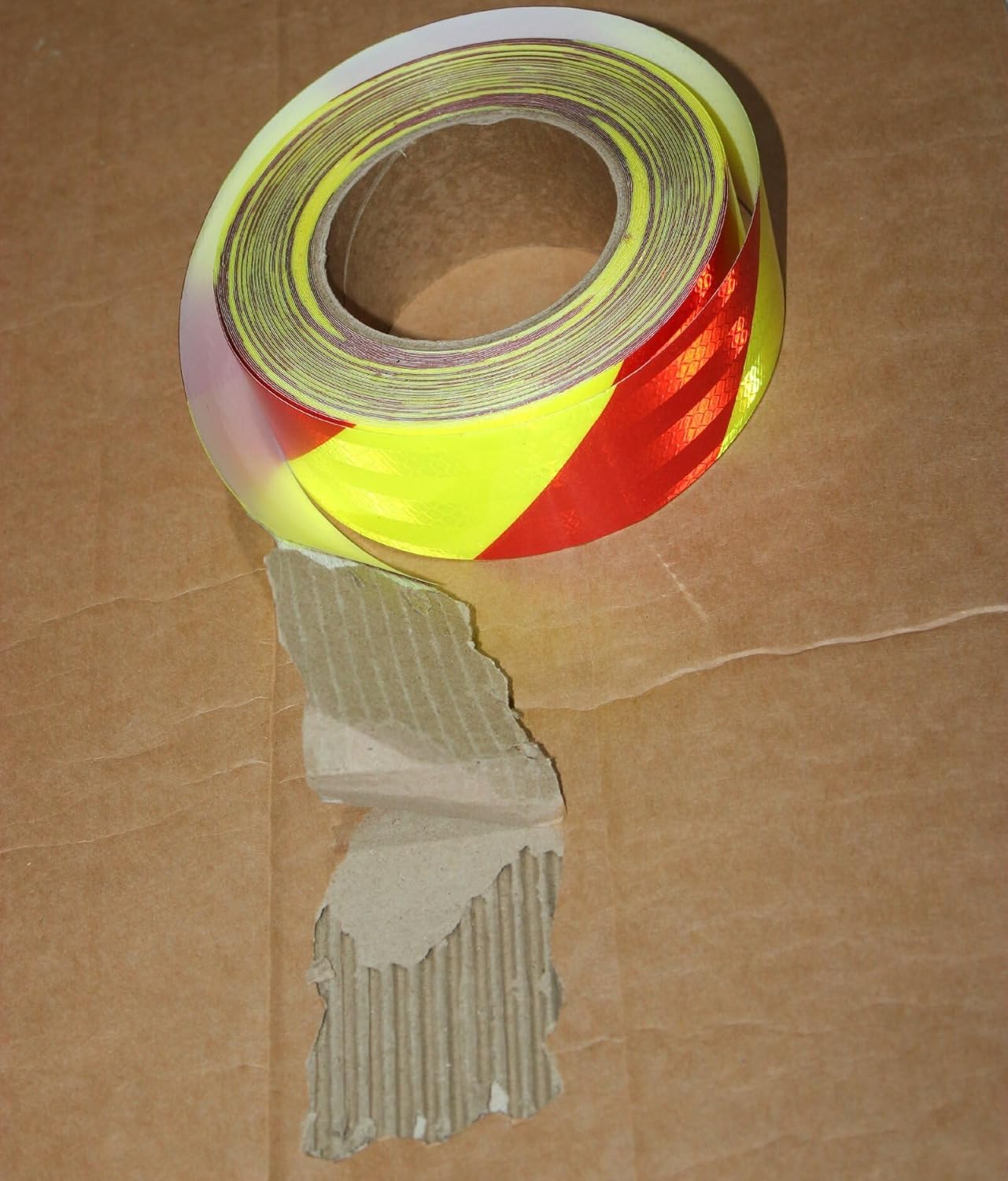 Non Fading Reflective Tape Outdoor Waterproof 2 inch Wide for Truck, High Visibility Warning Safety Industrial Marking Tape (168 feet)