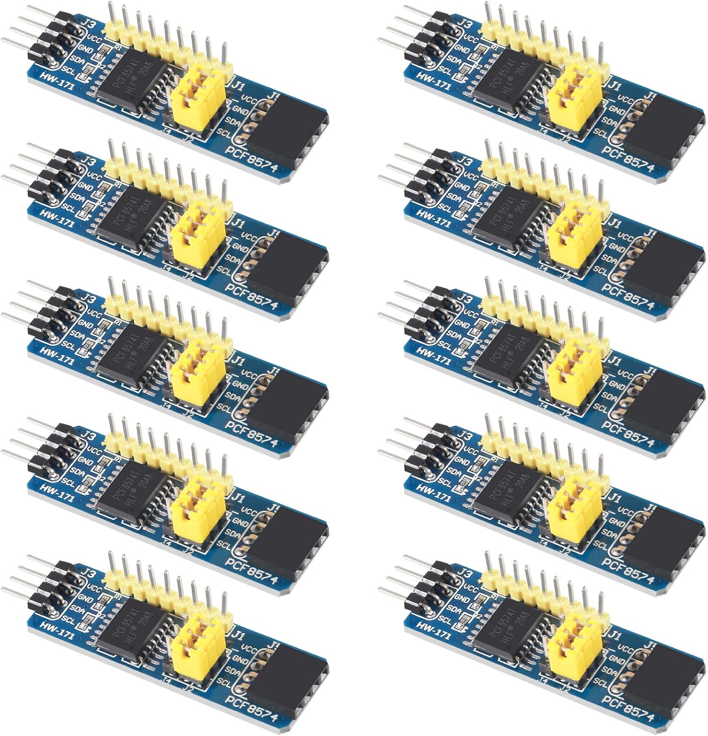 AITRIP 10pcs PCF8574 IO Expansion Board I/O Expander I2C-Bus Evaluation Development Module for Arduino & Raspberry Pi
