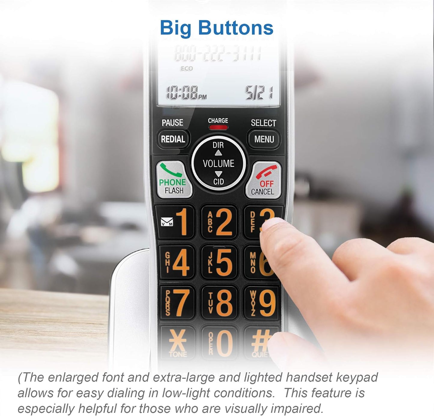 AT&T BL102-4 DECT 6.0 4-Handset Cordless Phone for Home with Answering Machine, Call Blocking, Caller ID Announcer, Audio Assist, Intercom, and Unsurpassed Range, Silver/Black