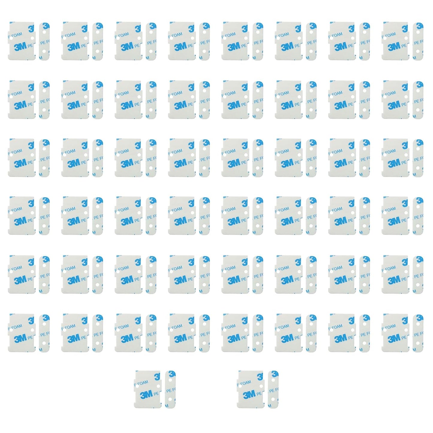 Replacement Adhesive for SimpliSafe Entry Sensors – (50 Pieces for Sensors & 50 Pieces for Magnets) - Strong Pre-Cut Double-Sided Tape for Easy, Secure Installation