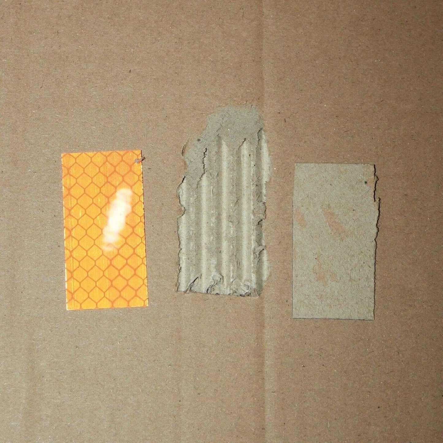 Non Fading Orange Reflective Stickers 1 inch X 2 inch, Outdoor Waterproof High Visibility Warning Safety Adhesive Reflector Tape (100 Pcs)