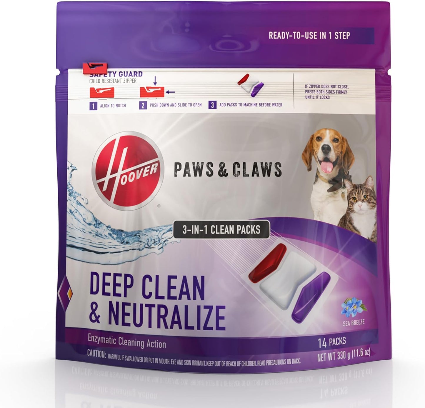 Hoover SmartWash Pet Automatic Carpet Cleaner Machine with Spot Chaser Wand, Deep Cleaning Carpet Shampooer Machine, Pair with a Hoover Cleaner Solution for a Bright, Refreshed Home