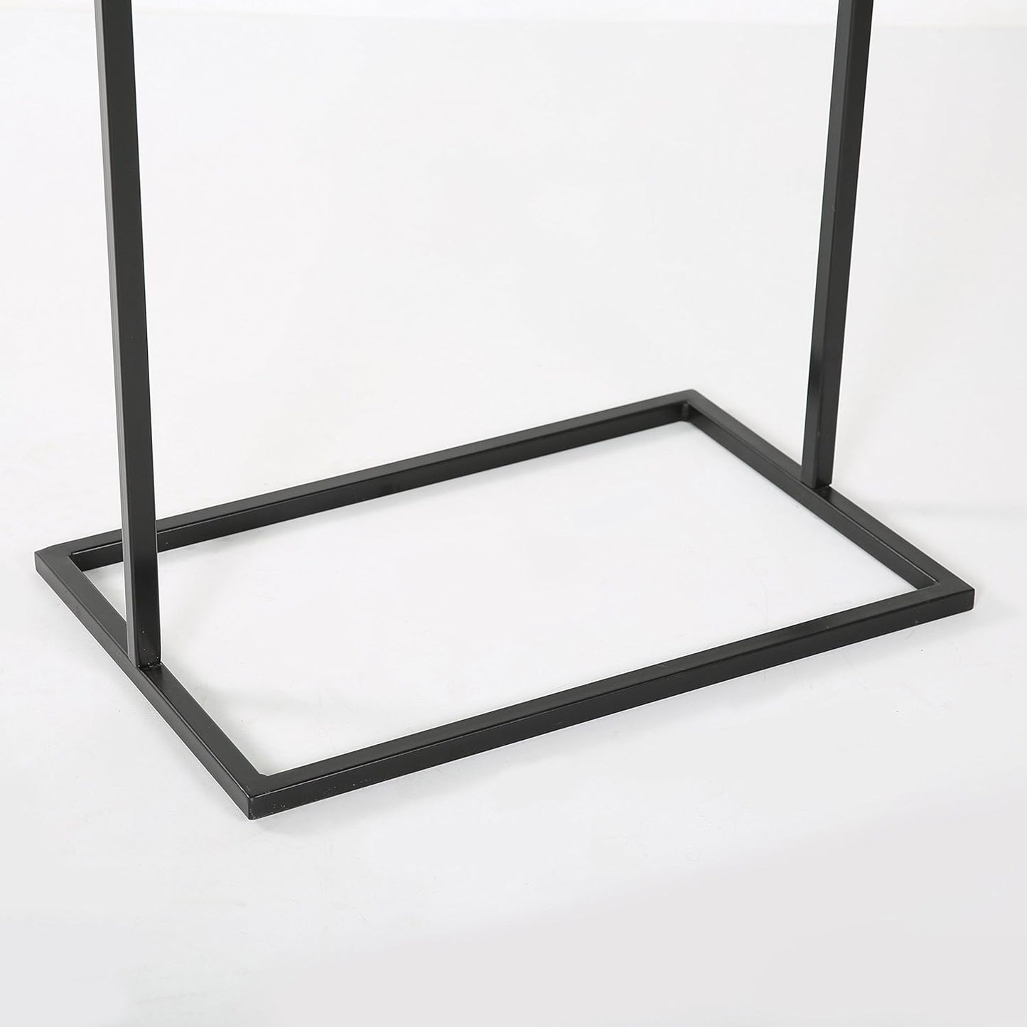 M&T Displays Metal Eco Info Board Black 18x60 Inches Slide-in Poster Sign Holder 1 Tier Double Sided Floor Standing Advertising Display with Backing and Anti-Glare PET Cover