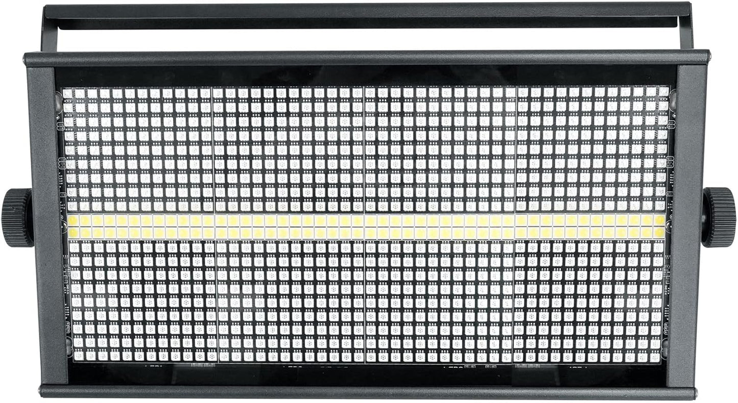 Rockville Stage Panel 864 LED RGB Pro Stage Wash Light + Strobe + Matrix Combo