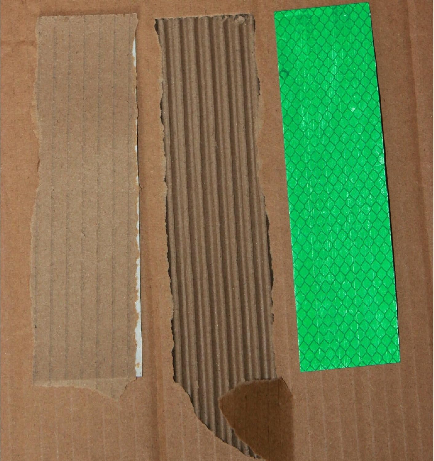 Non Fading Green Reflective Stickers 1 inch X 6 inch, Outdoor Waterproof High Visibility Warning Safety Adhesive Reflector Tape (20 Pcs)