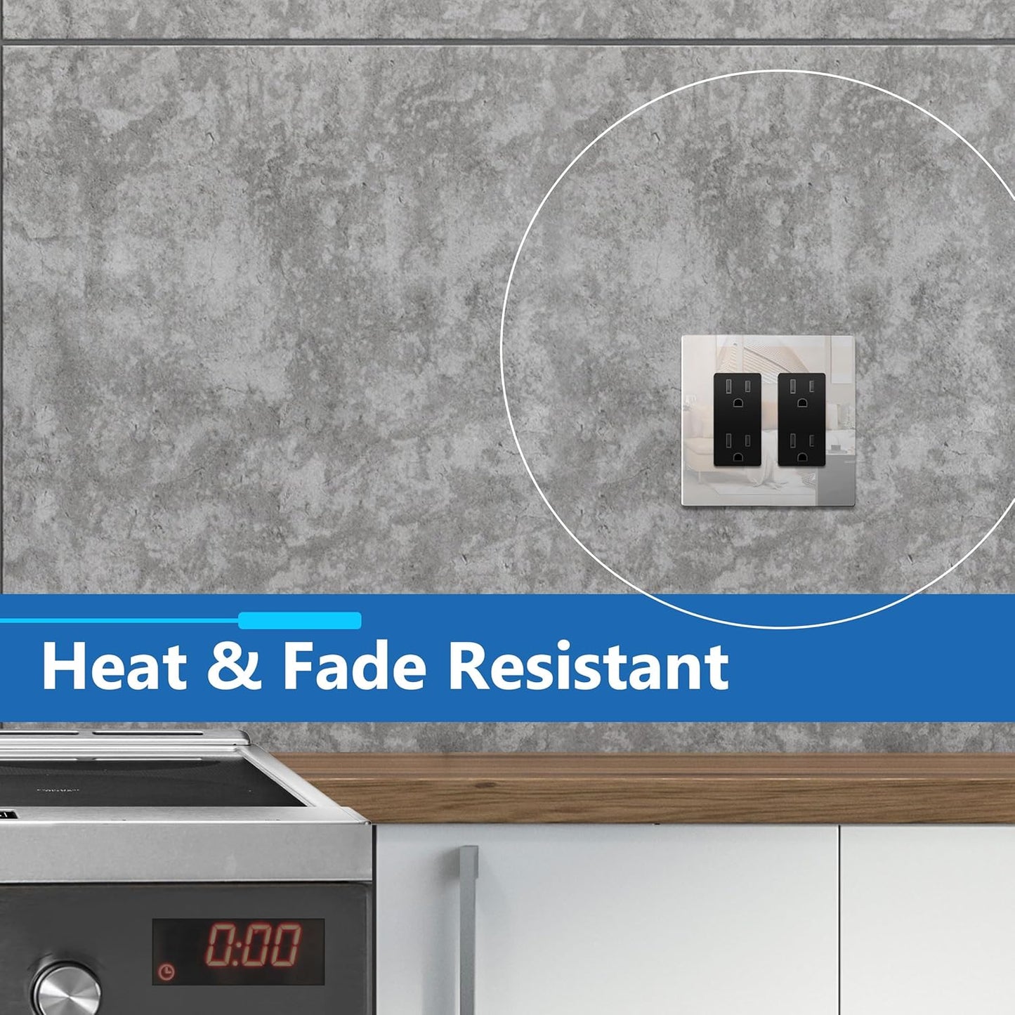 LIDER Double Decorator Metal Wall Plate, Temperature and Impact Resistant, 201 Stainless Steel, Screwless Cover, Modern Upgrade, Mid-Size 2-Gang 4.88” x 4.92”, Polished Chrome, LSMWP-32M-PC