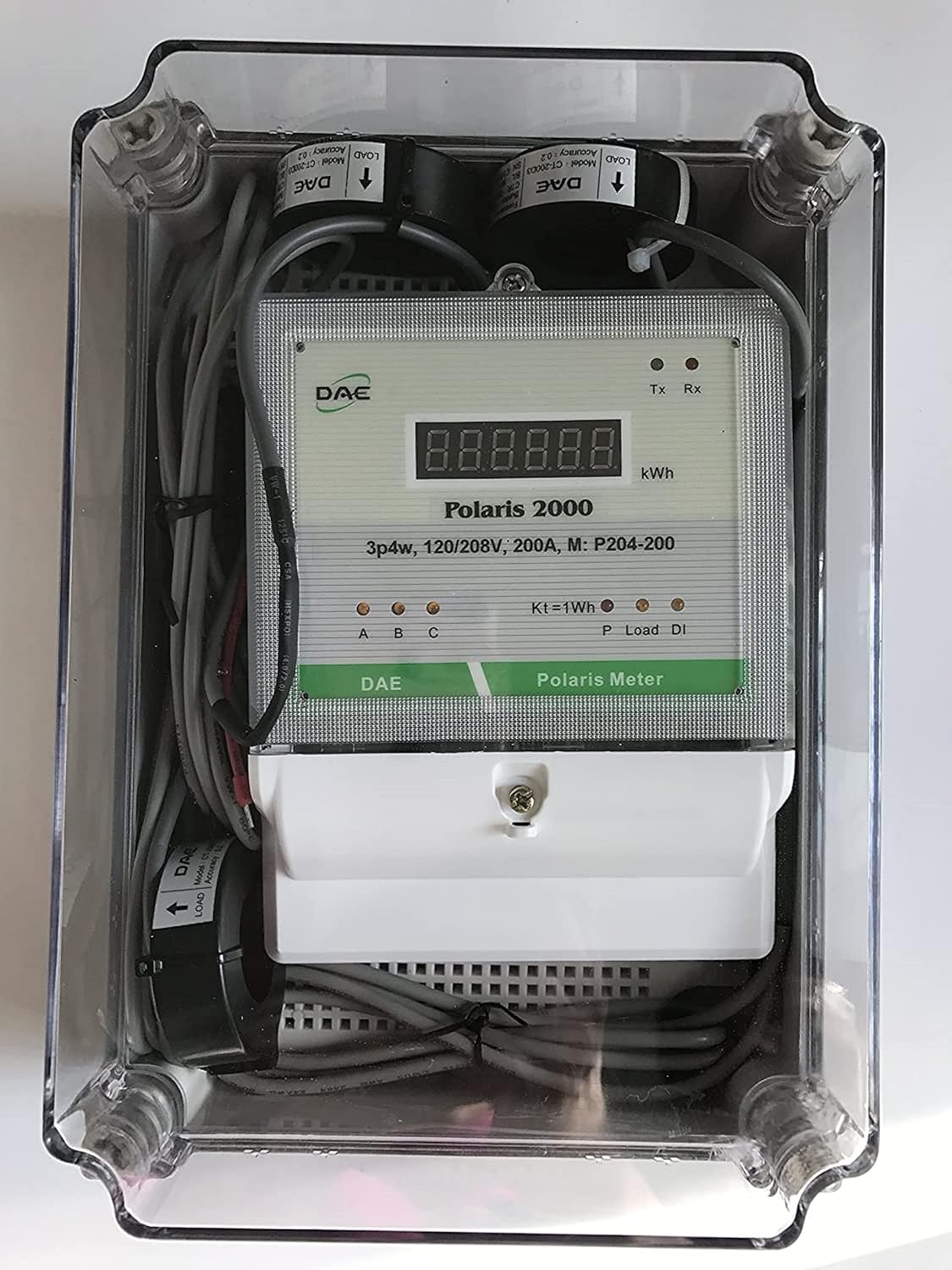 DAE P204-200-S KIT1, UL, Outdoor, CTEP kWh Smart Submeter, 3 Phase, 200A, 120/208v, with 3 CTs