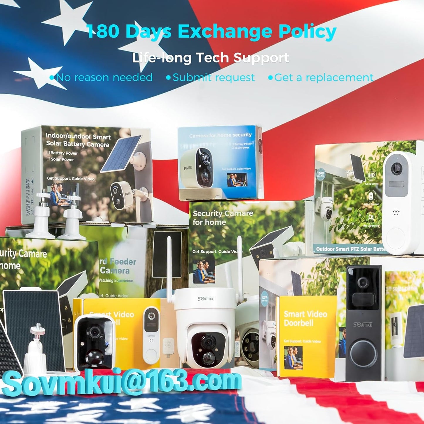 Vicohome 2CQ4G 2K AI Solar Security Camera Wireless Outdoor, Battery Powered Cam, Color Night Vision, Two Way Audio, Motion Detection, Easy to Setup, Audible Flashlight Siren, 180 Days Exchange Policy