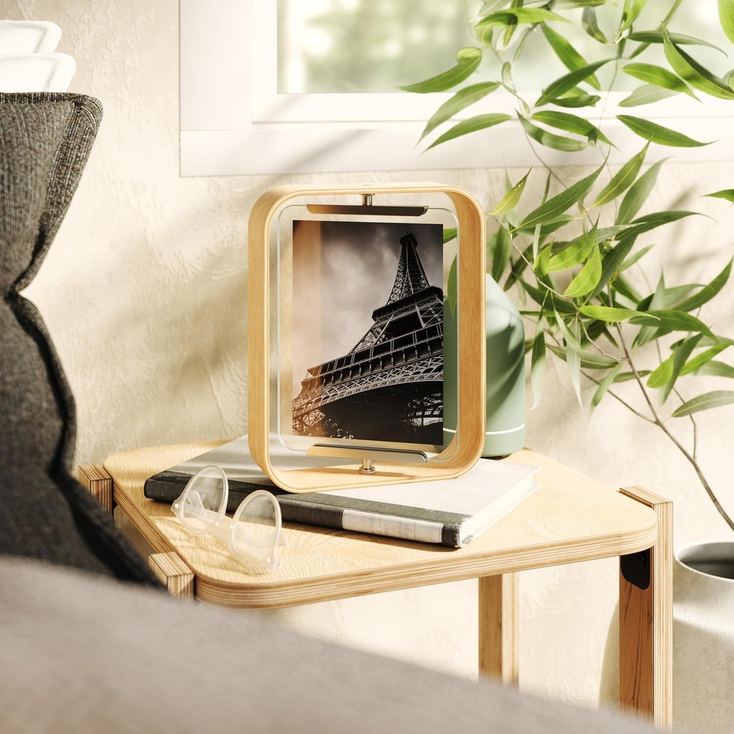 Umbra Bellwood Desk Frame 5" x 7", Natural (Pack of 3)