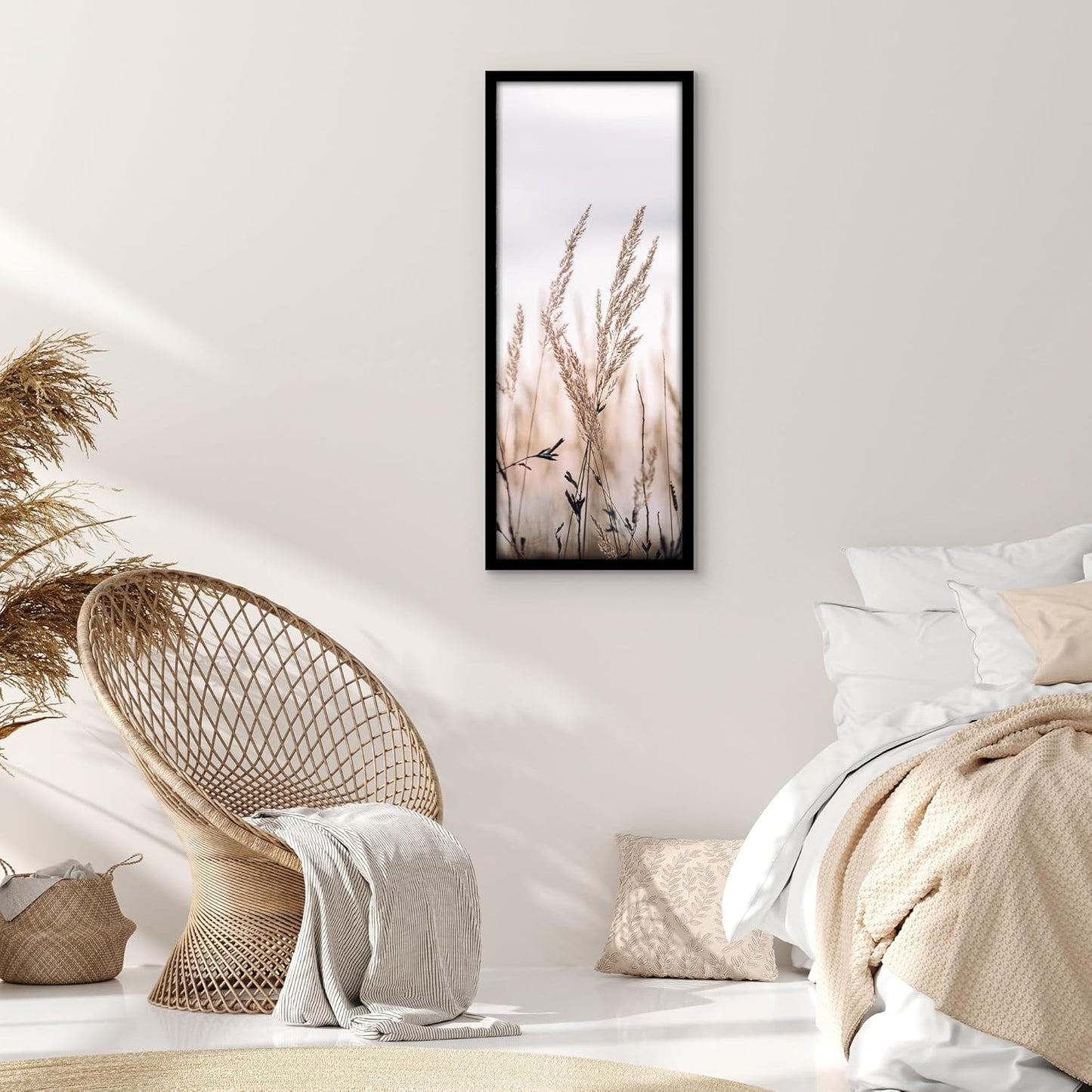Americanflat 14x36 Poster Frame with Polished Plexiglass - Signature Collection - Gallery-Style Frames Made of Engineered Wood - Photo Frame for Wall Display - Black