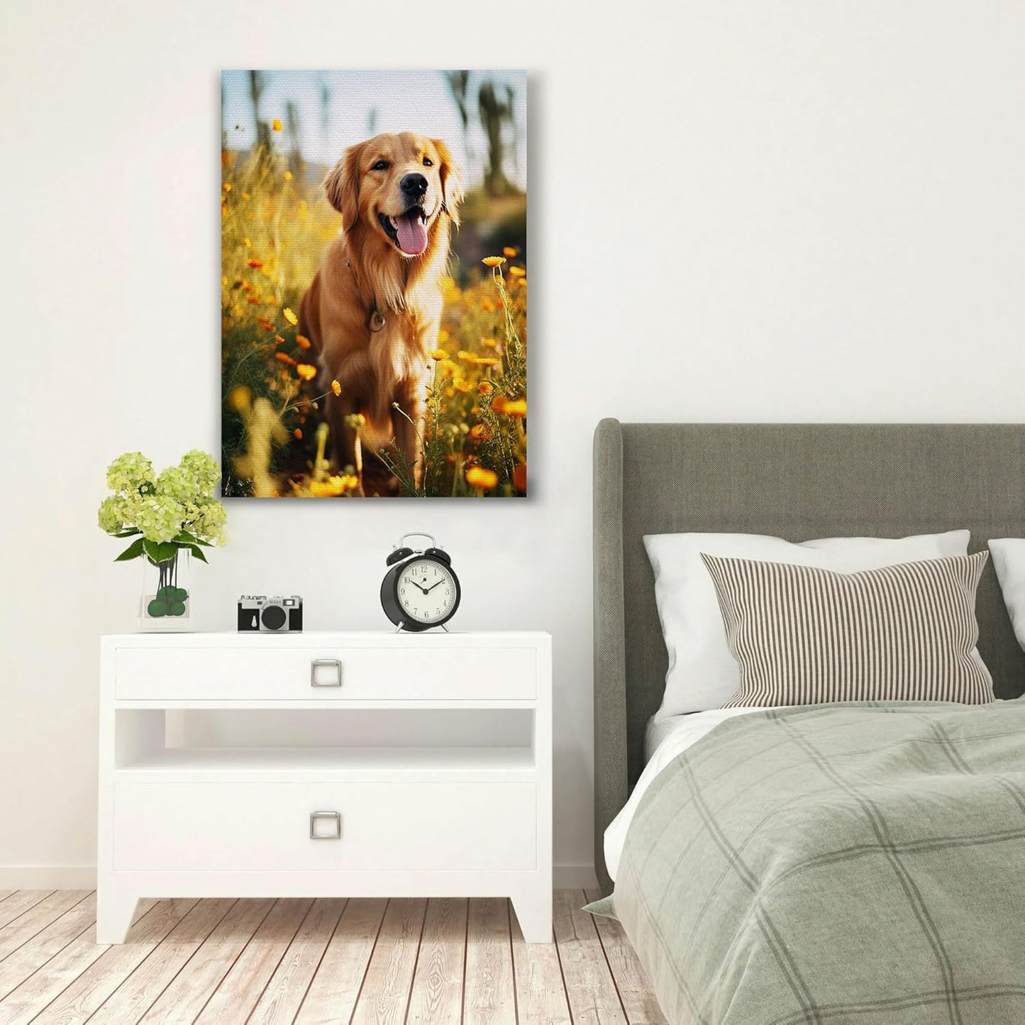 SPECPIX Custom Canvas Prints with Your Photos Customized Canvas Wall Art Personalized Canvas Pictures Gifts for Pet Dog Baby Family Mom Dad Men Women Couple Boyfriend Girlfriend Framed 11x14