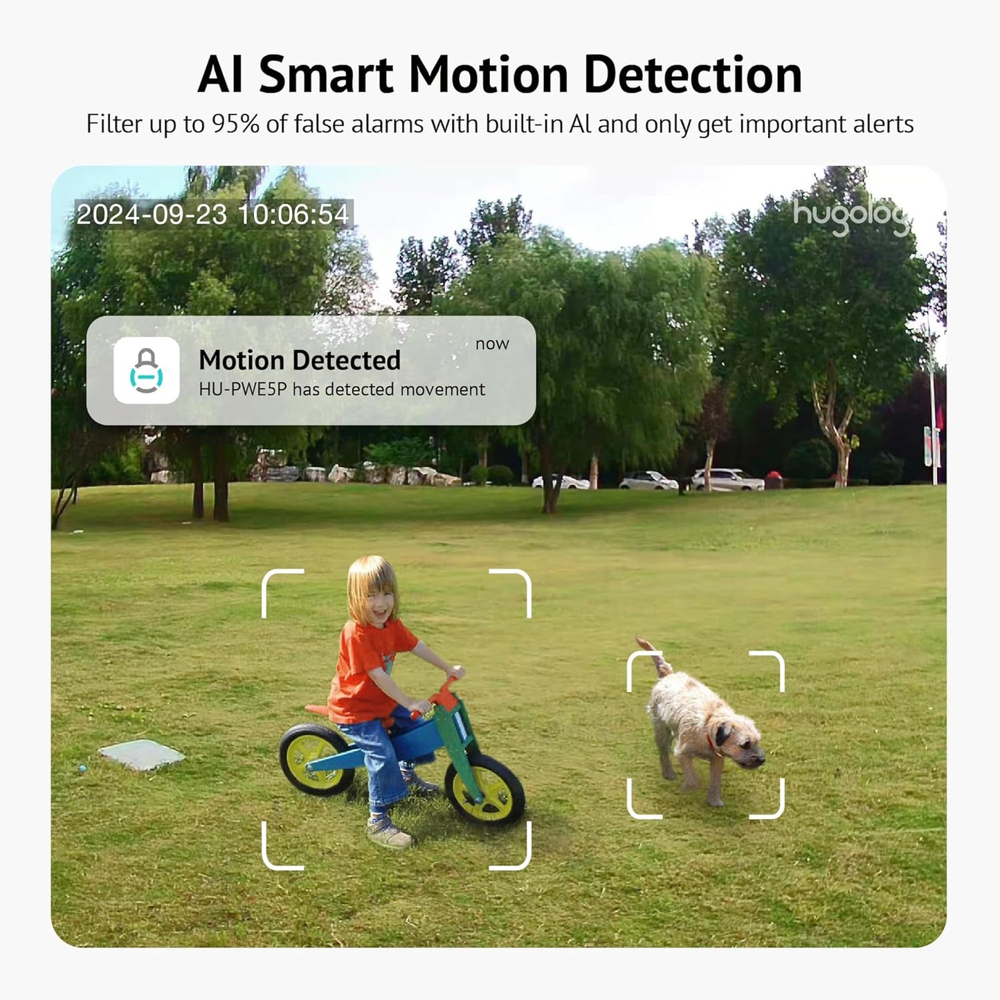Hugolog 2K 3MP Outdoor Indoor Security Cameras for Home Security, Home Camera with Starlight Color Night Vision,Built-in Spotlight,Motion Detection,2-Way Talk,US Cloud & Local Storage,Works with Alexa