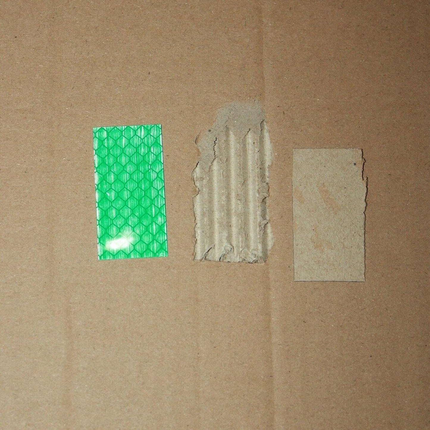 Non Fading Green Reflective Stickers 1 inch X 2 inch, Outdoor Waterproof High Visibility Warning Safety Adhesive Reflector Tape (50 Pcs)