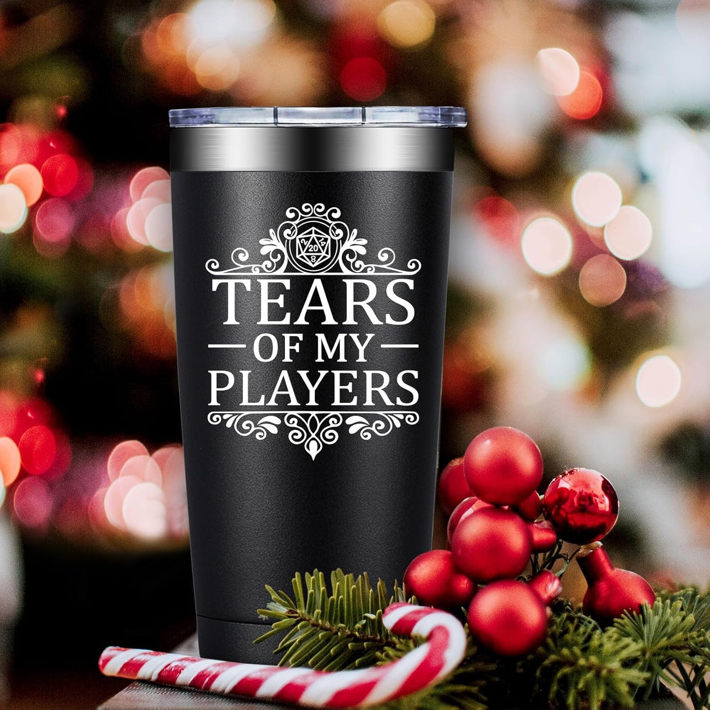Dungeons and Dragons Gifts - Tears of My Players - Dungeon Master Christmas Birthday Gifts for Him Dnd Lovers - 20oz Dnd Tumbler