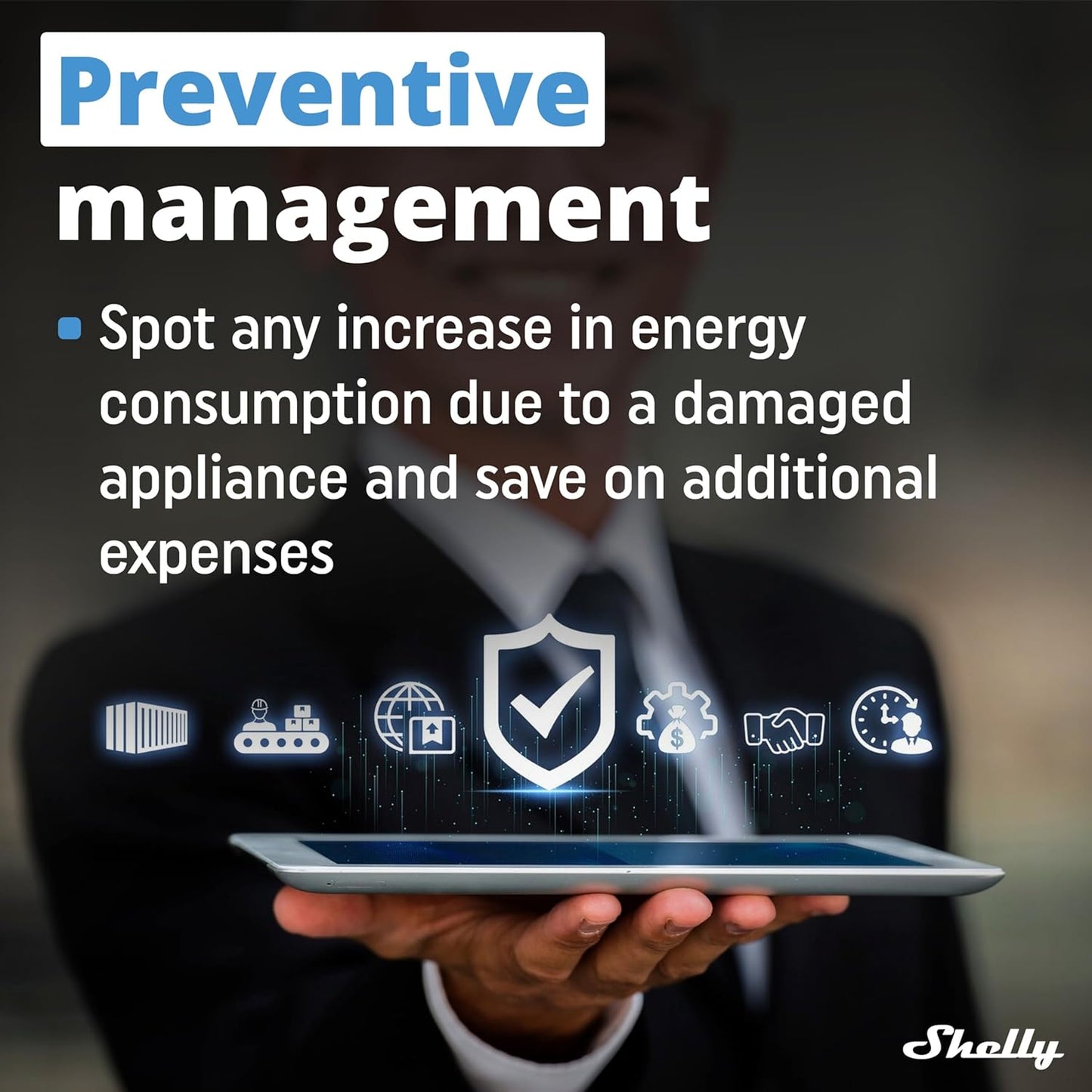 Shelly Wave PM Mini US LR, Z-Wave Long Range Smart Power Meter, 1-Channel 16 A, Compatible with Alexa, Google Home, SmartThings & Home Assistant, Bulletproof Security