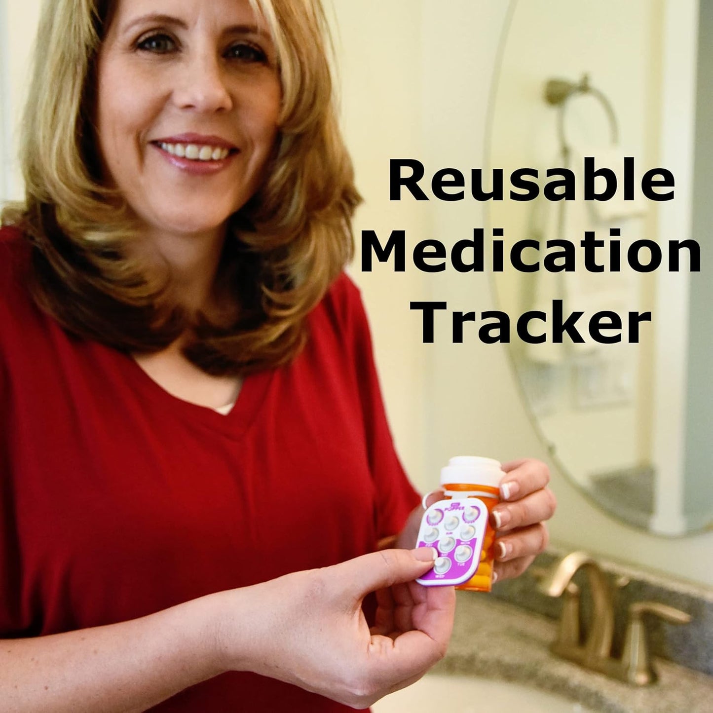 Pill Popper - Memory Aid Medication Dose Tracker (2 Pack)